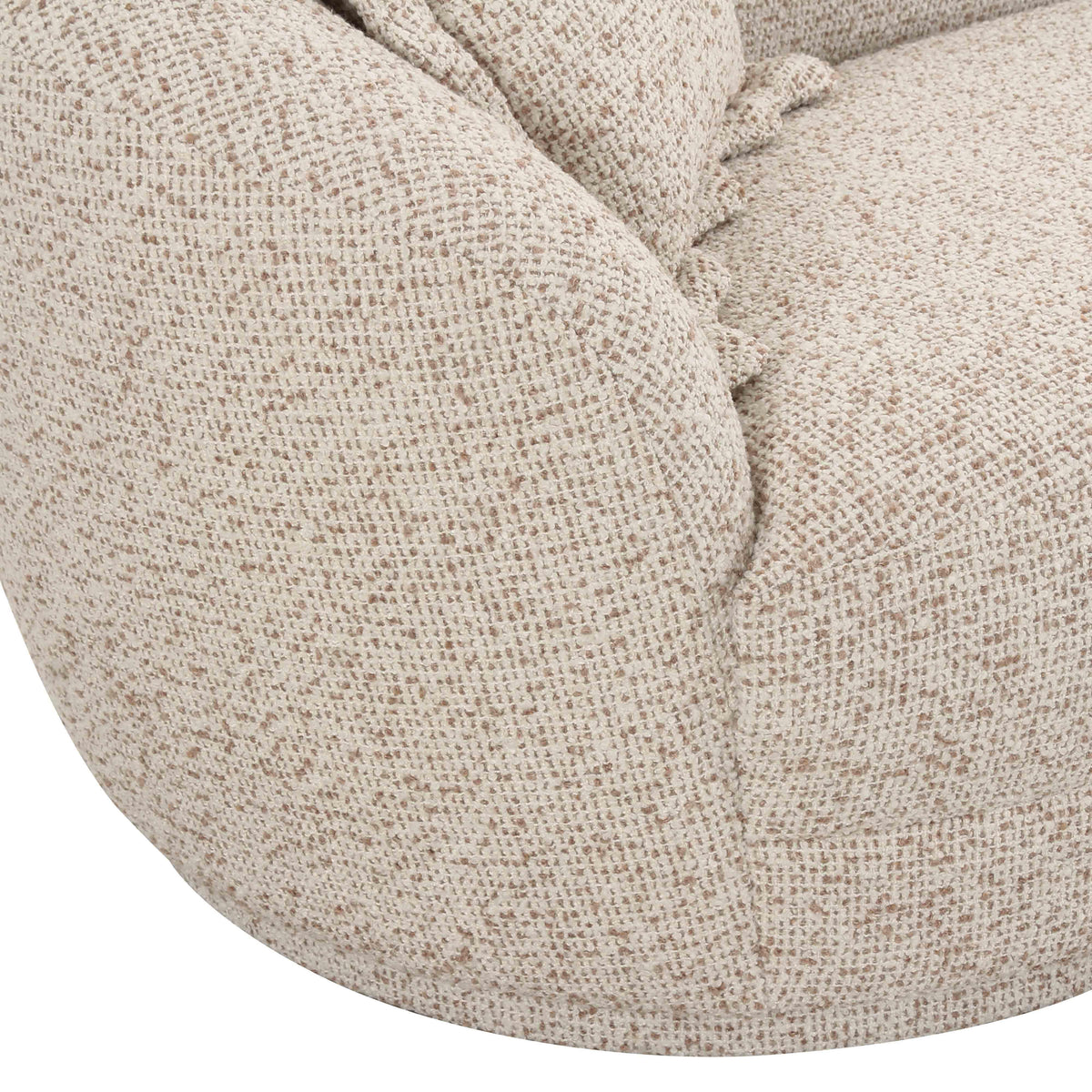 Marion 60" Two-Tone Textured Performance Boucle Loveseat - View 5