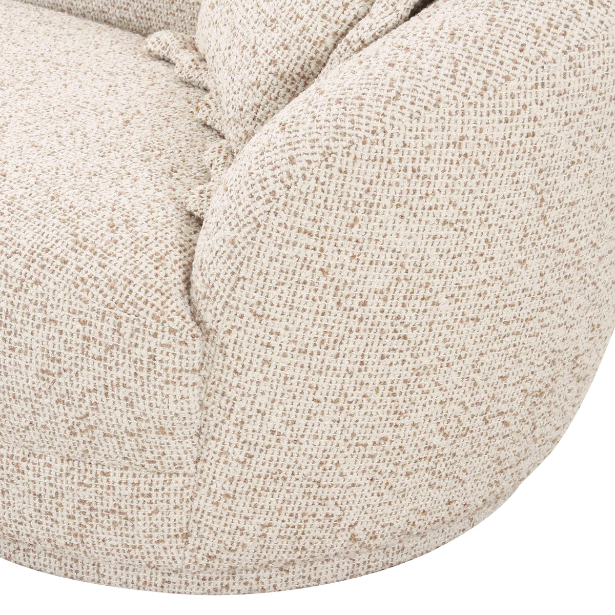 Marion 60" Two-Tone Textured Performance Boucle Loveseat - View 11