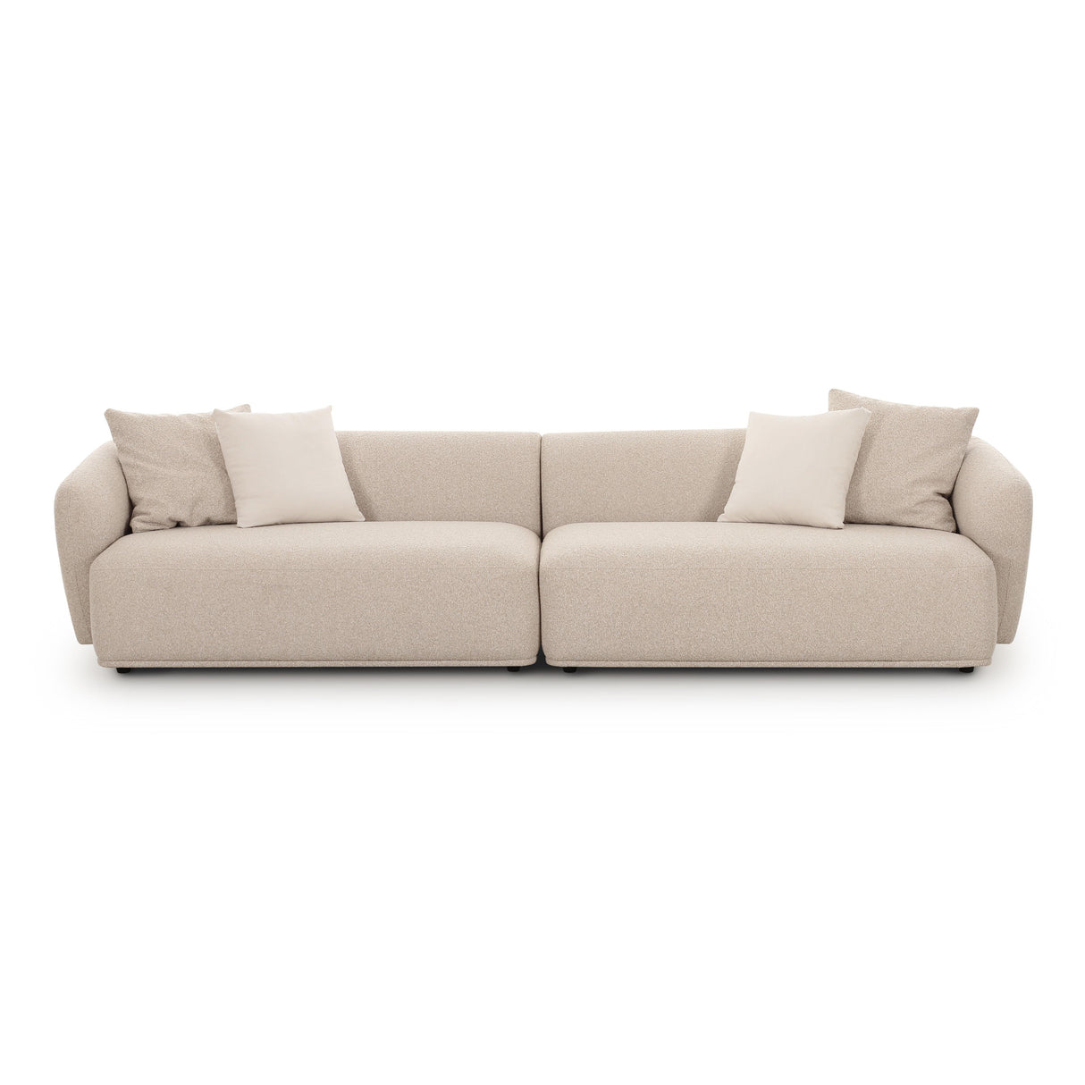 Sylvie 118" Cream Boucle Sofa