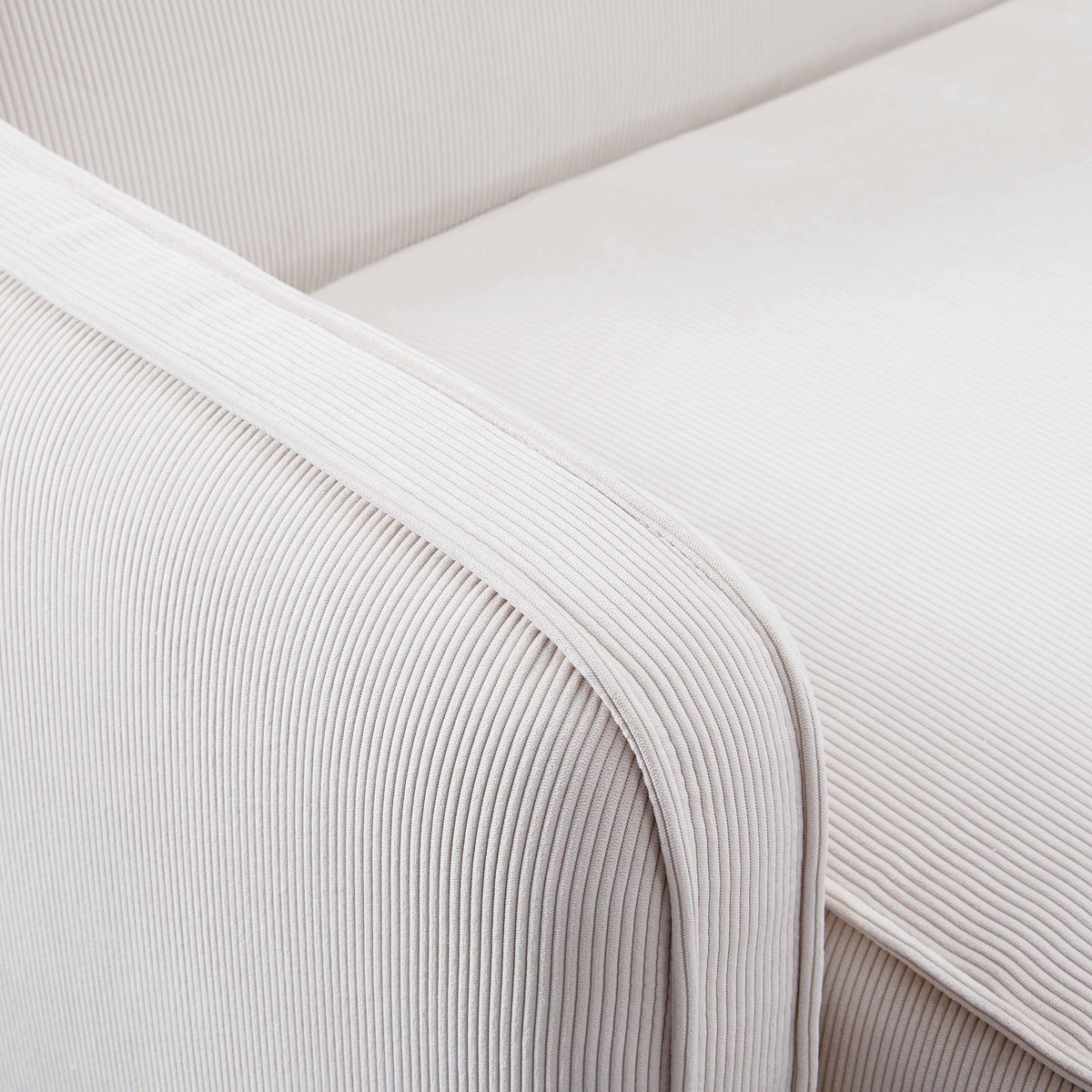 Travie Performance Corduroy Velvet LAF Corner Chair - View 4
