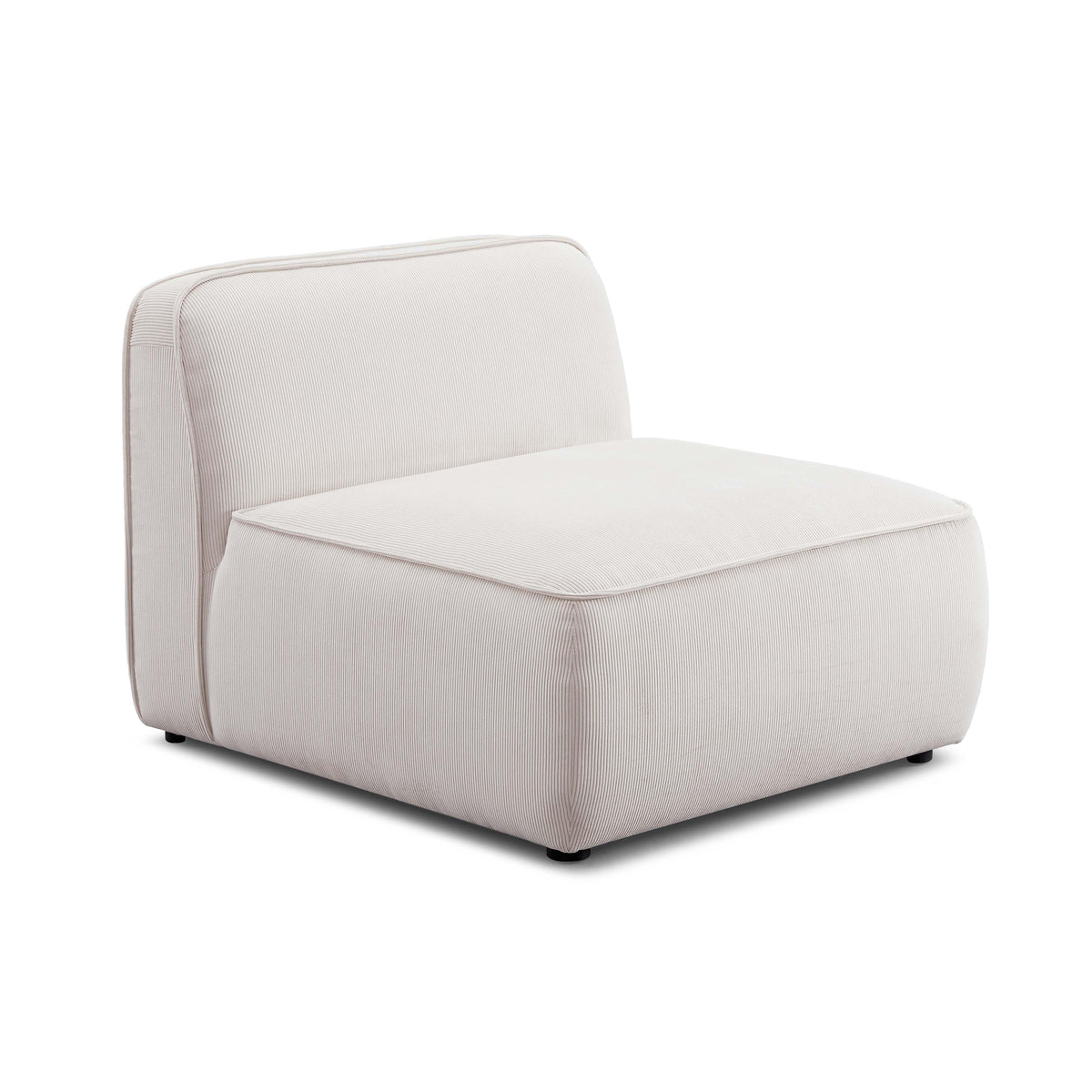 Travie Performance Corduroy Velvet Armless Chair - View 1
