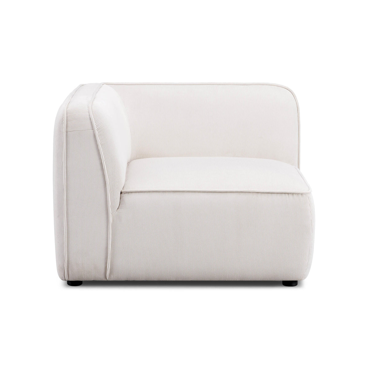 Travie Performance Corduroy Velvet Corner Chair - View 2