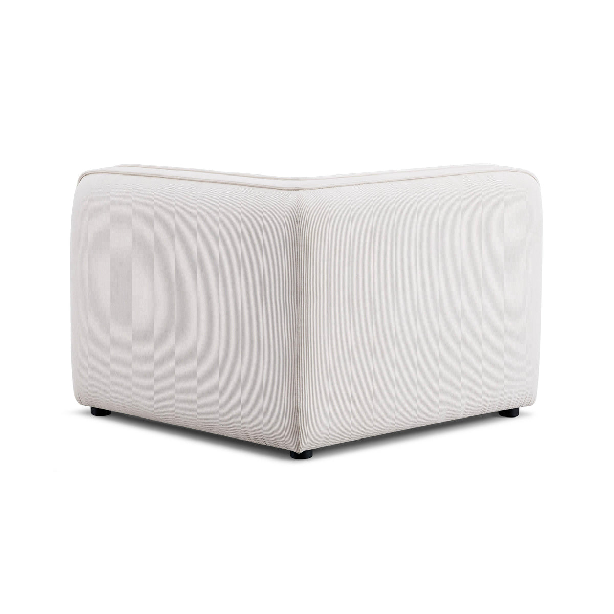 Travie Performance Corduroy Velvet Corner Chair - View 3