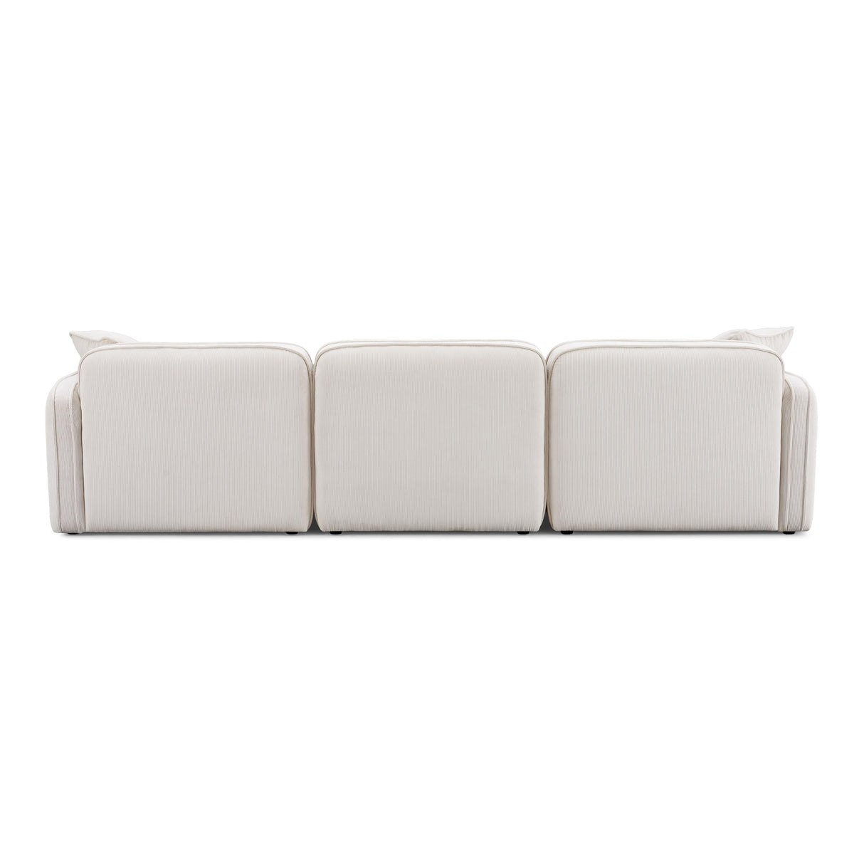 Travie 4-Piece Performance Corduroy Velvet Modular Sectional