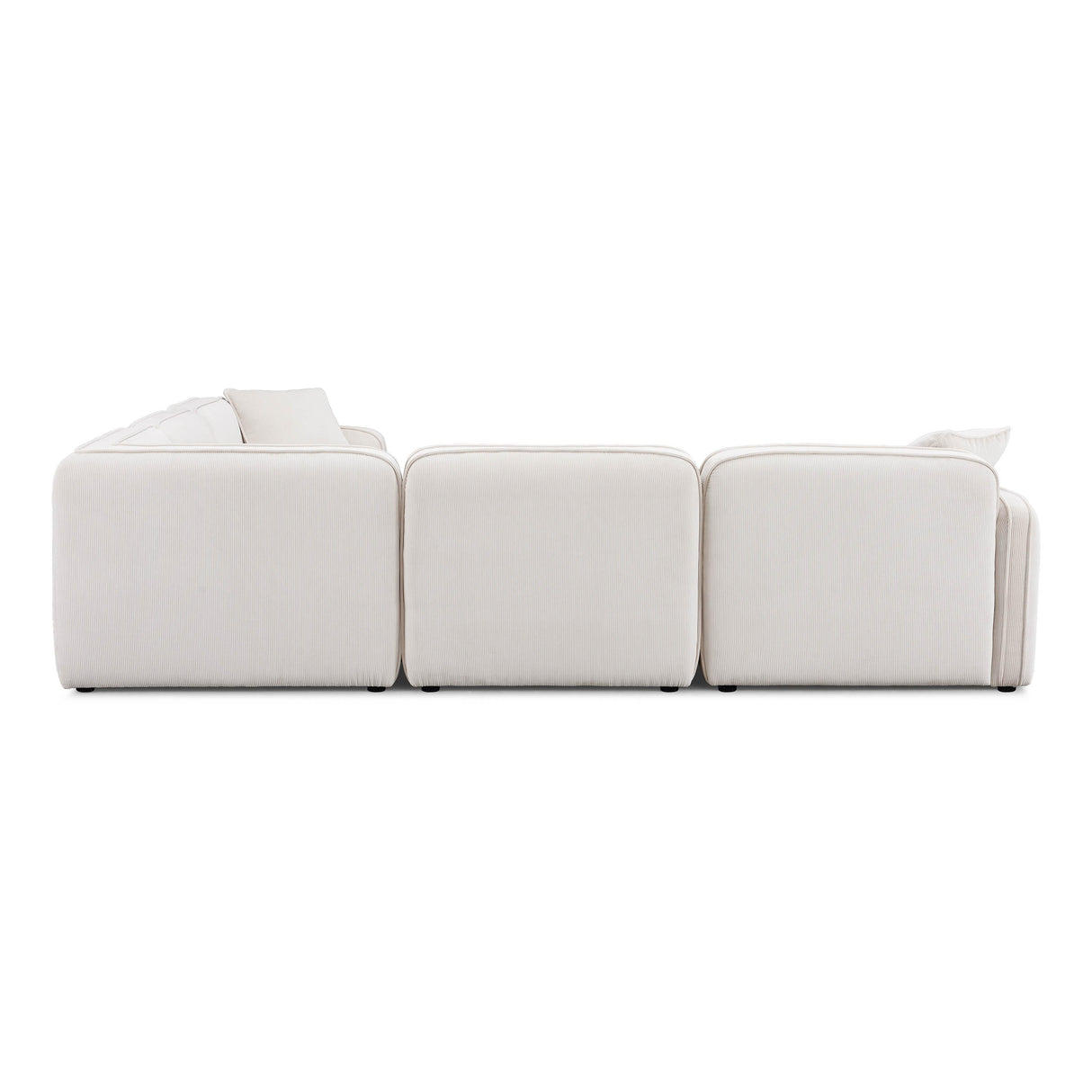 Travie 5-Piece Performance Corduroy Velvet Modular L-Sectional