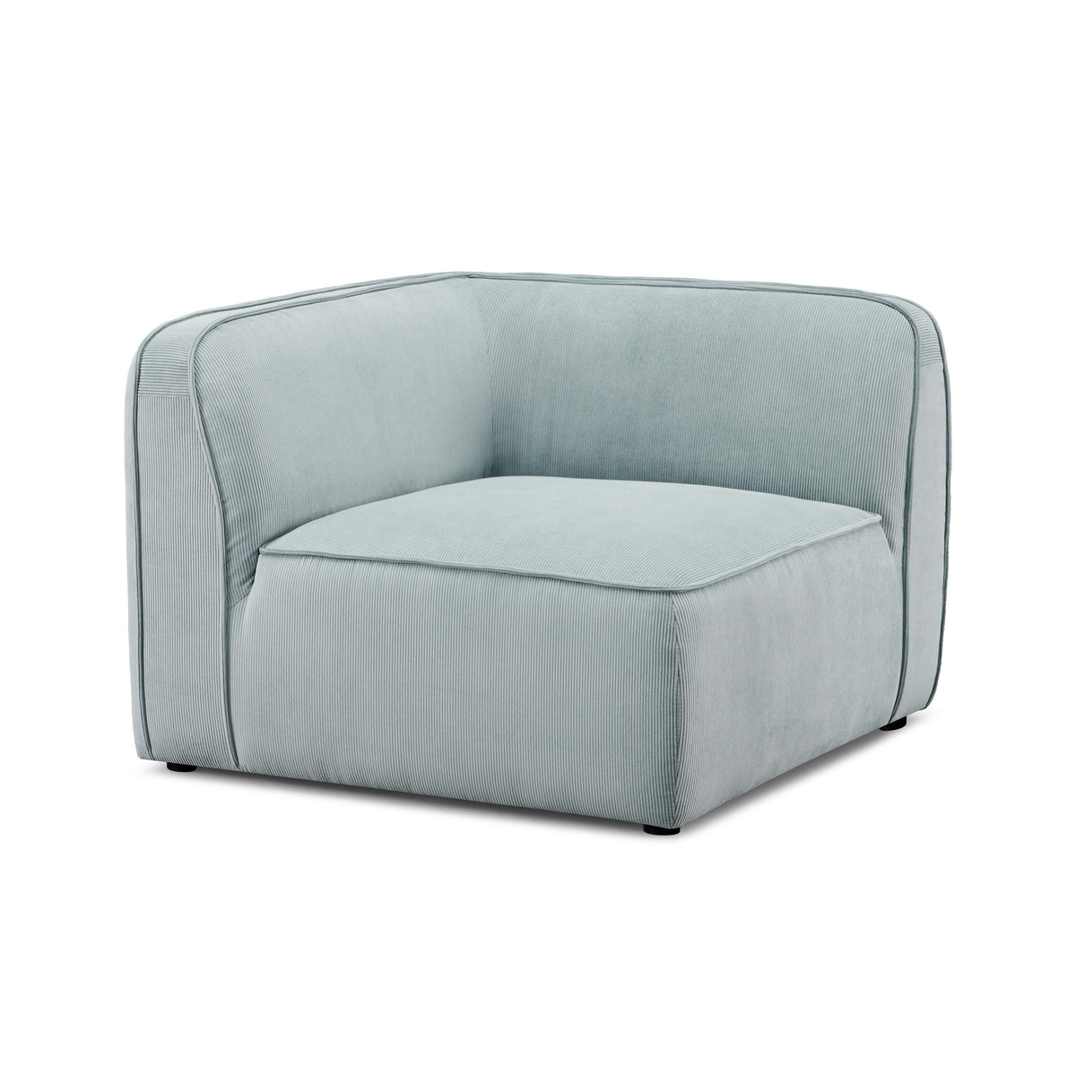 Travie Performance Corduroy Velvet Corner Chair - View 6