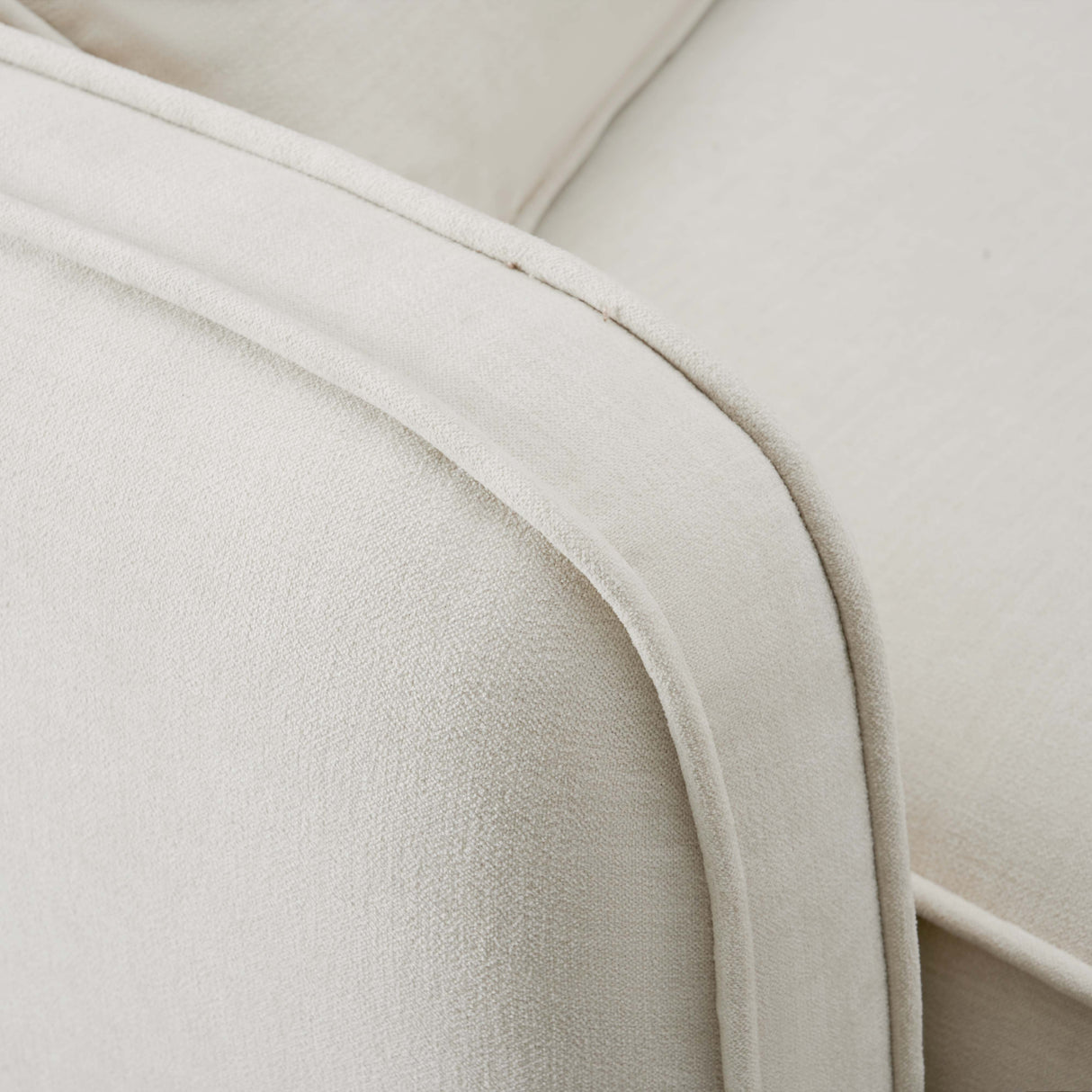 Travie 4-Piece Sand Upcycled Linen Modular Sectional