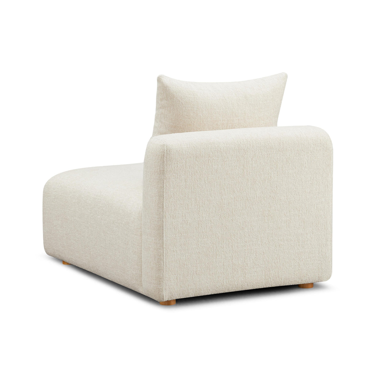 Hangover Heavy Textured Fabric Modular Armless Chair