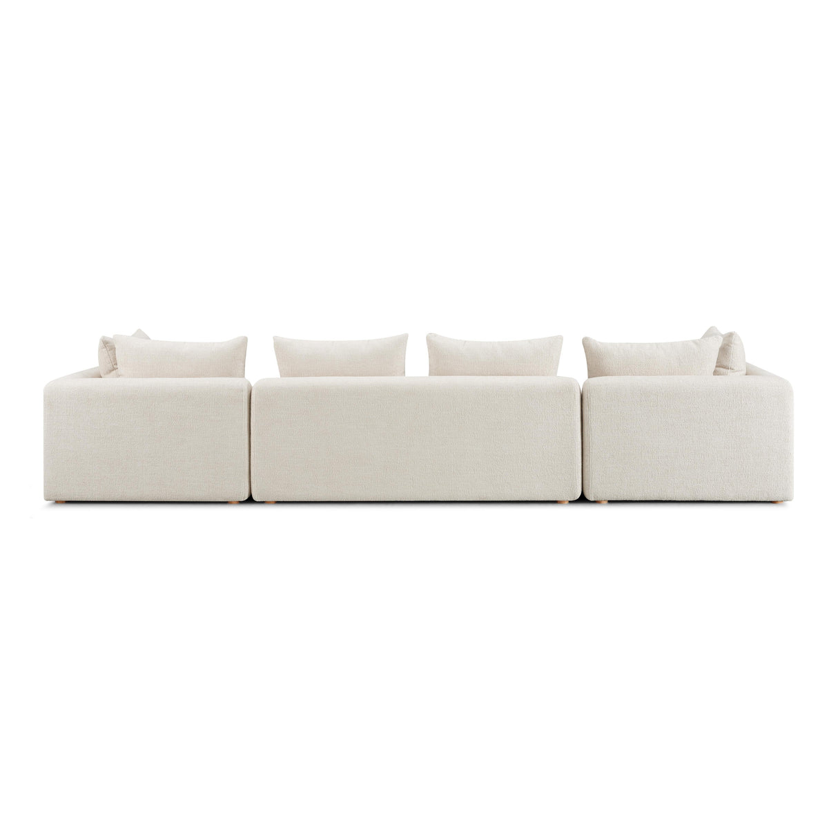 Hangover 145" Heavy Textured Fabric Long Sofa