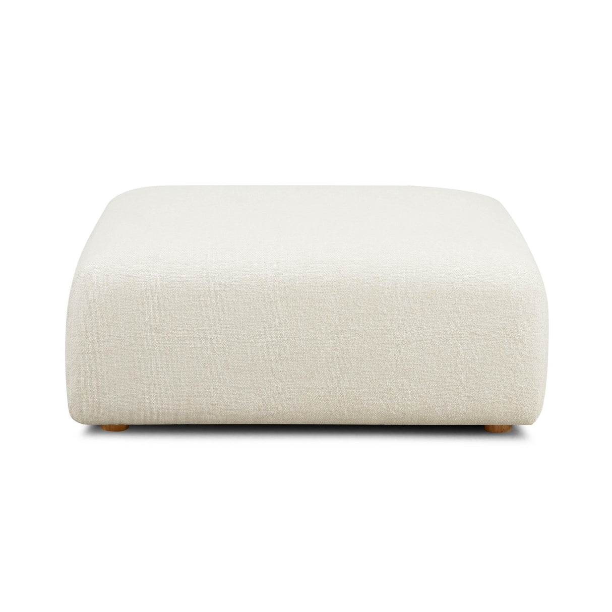 Hangover Heavy Textured Fabric Ottoman