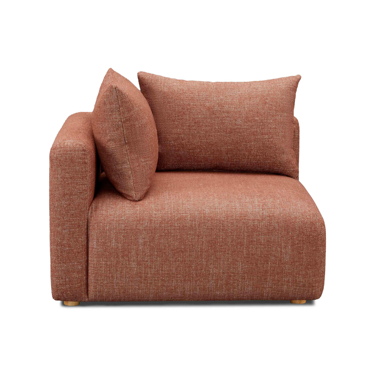 Hangover Heavy Textured Fabric Modular Corner Chair