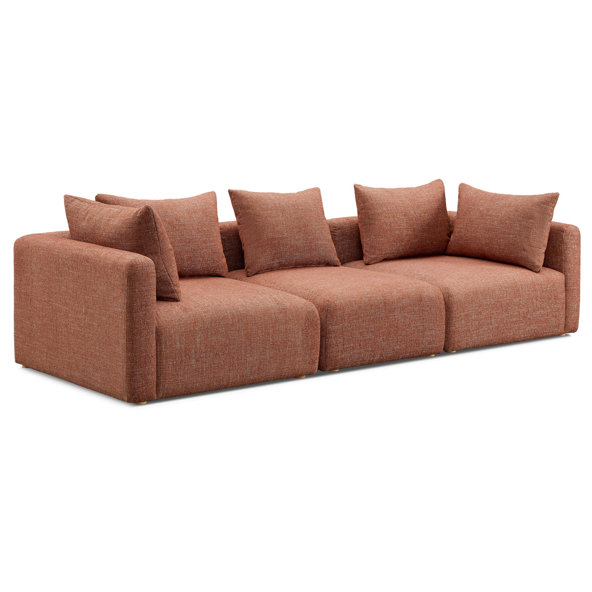 Hangover 112.5" Heavy Textured Fabric Sofa