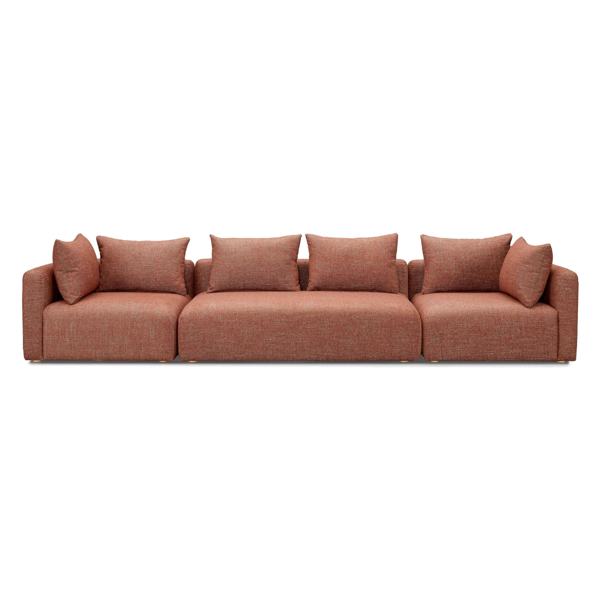 Hangover 145" Heavy Textured Fabric Long Sofa