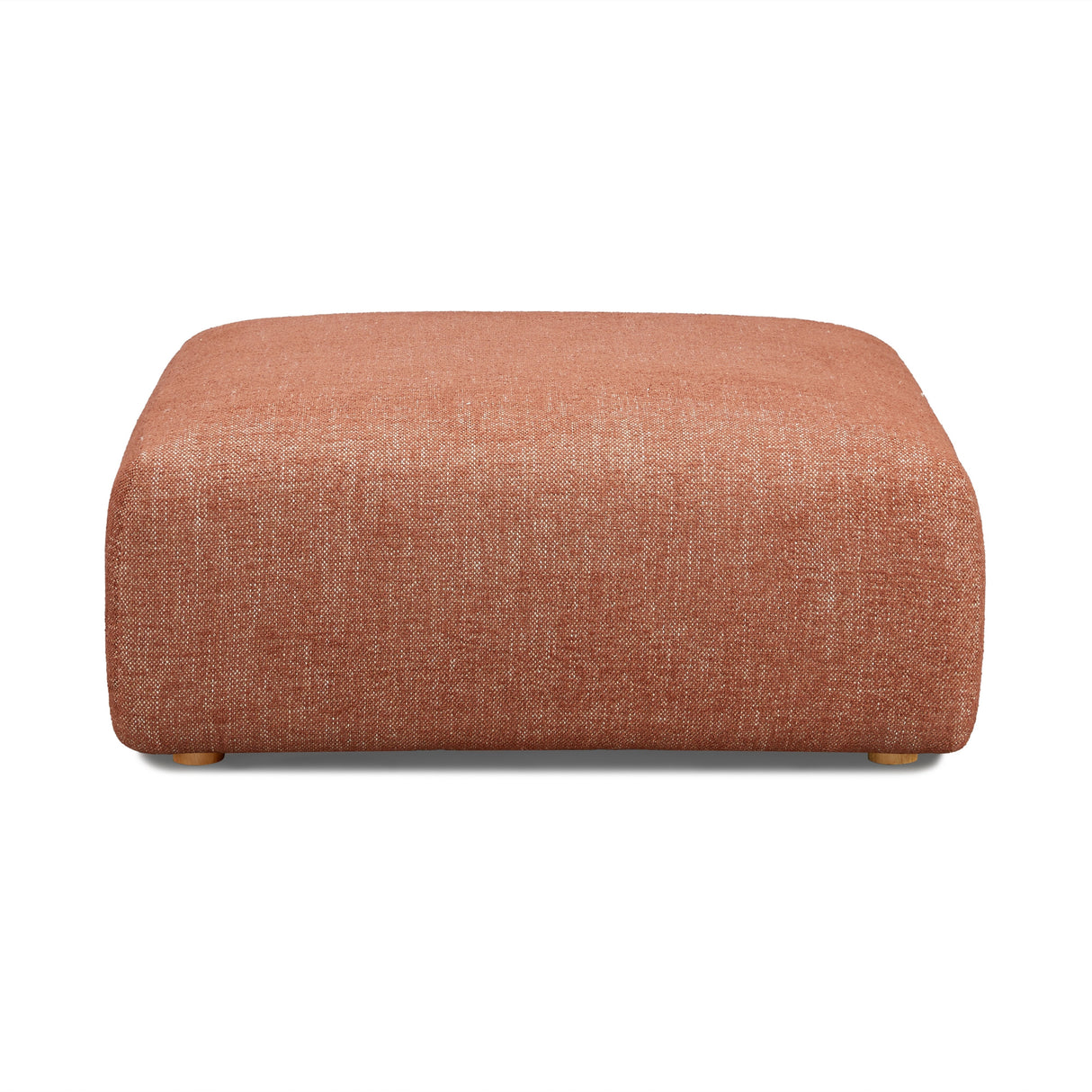 Hangover Heavy Textured Fabric Ottoman