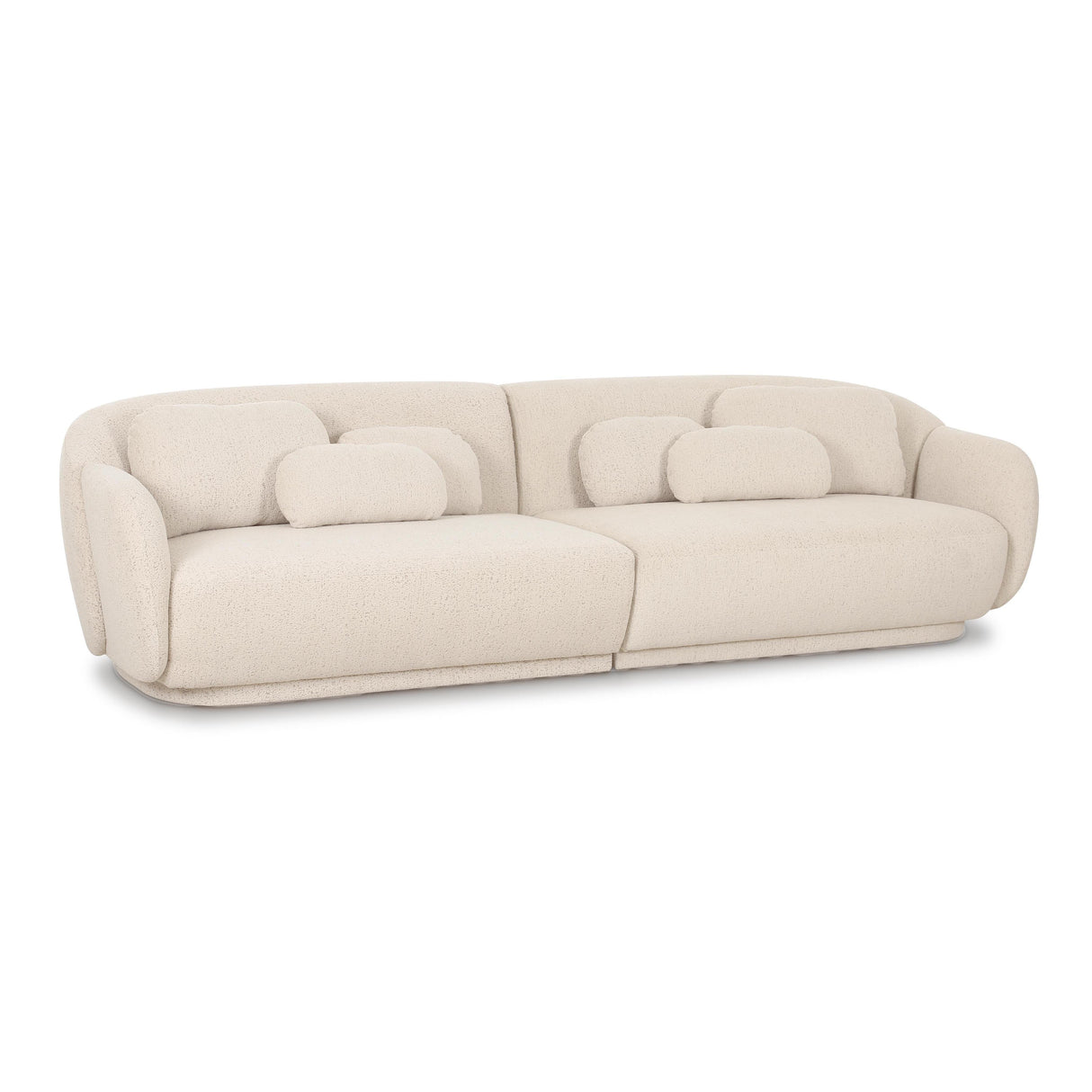 Misty 115" Cream Boucle Modular Sofa