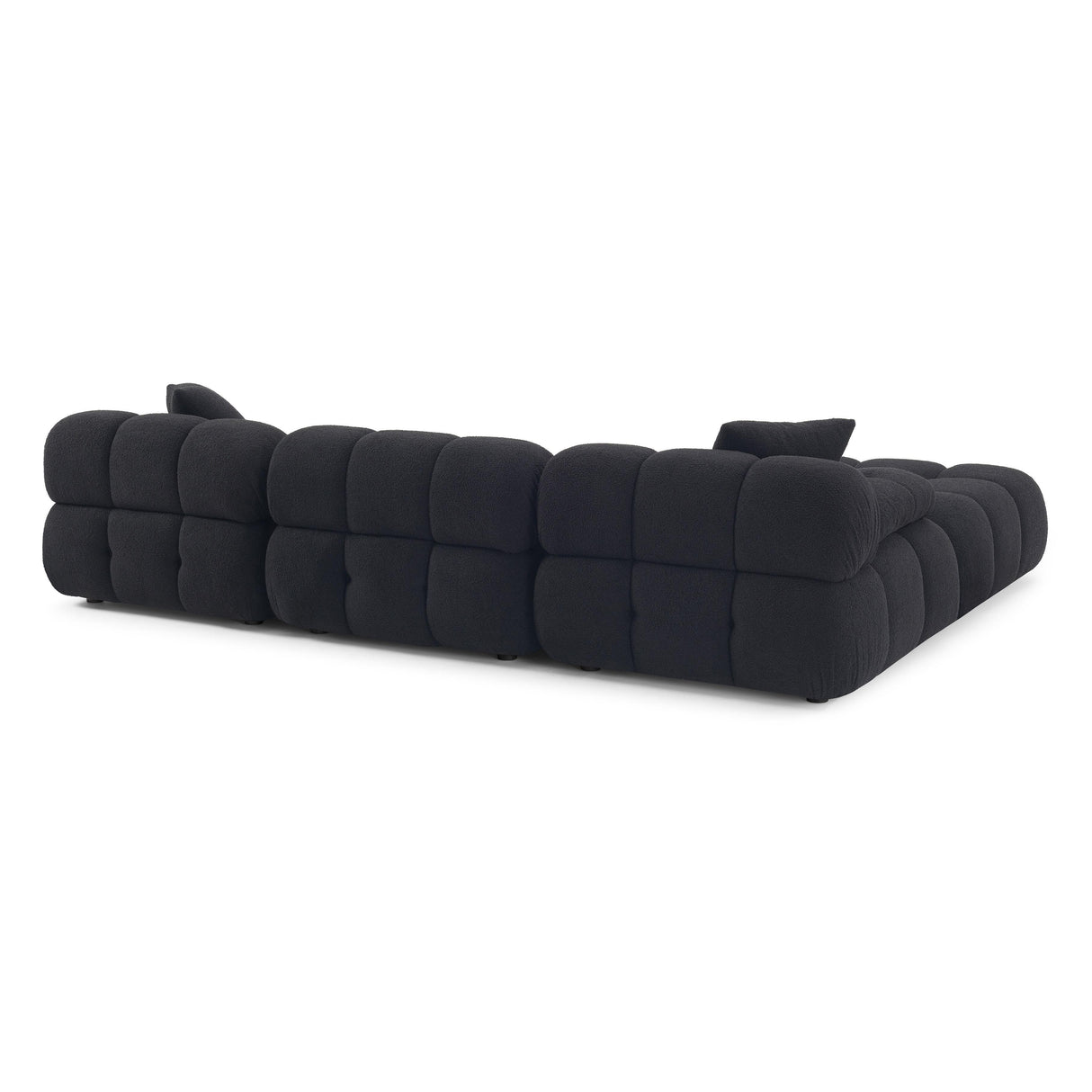 Calliope 4-Piece Vegan Shearling Modular Sectional