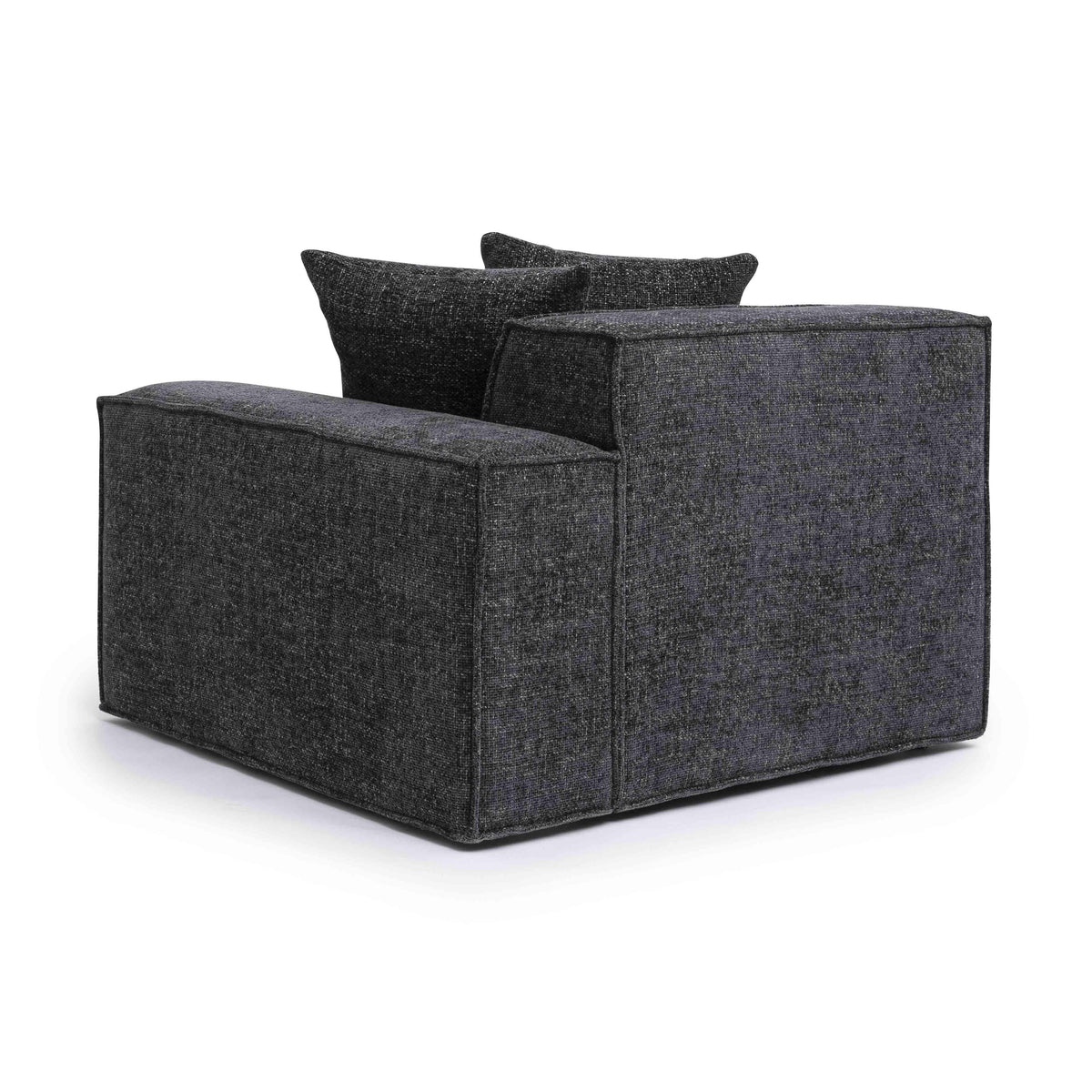 Mindy Performance Chenille Basketweave Modular Corner Chair - View 34