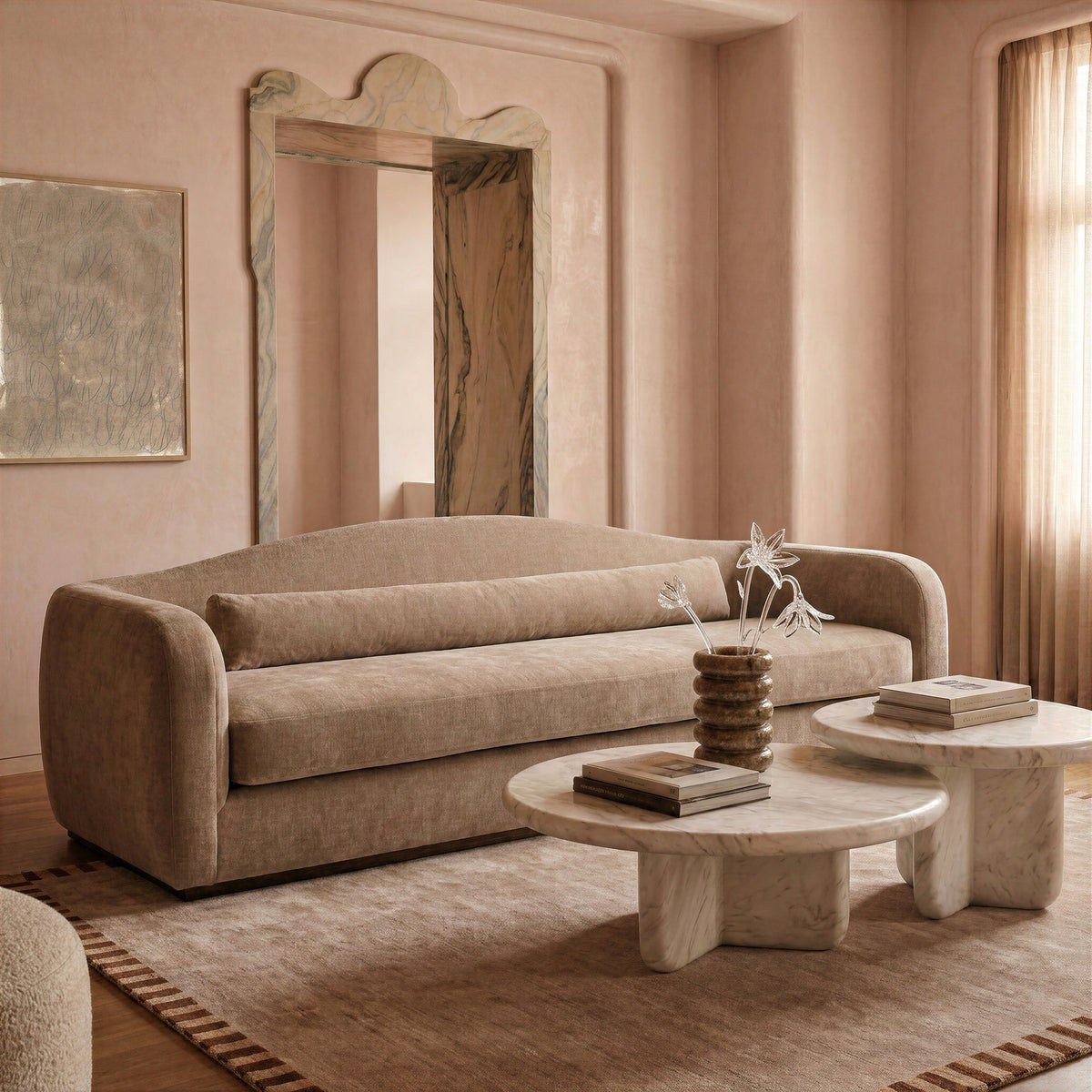 Camille 99" Sofa - View 9