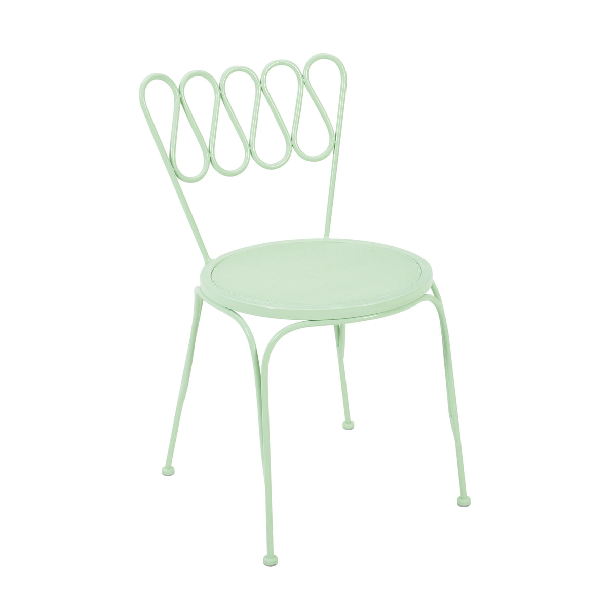 Erica Wrought Iron Outdoor Chair