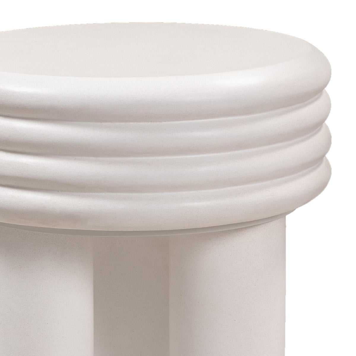 Delta Concrete Indoor/Outdoor Round Side Table - View 5