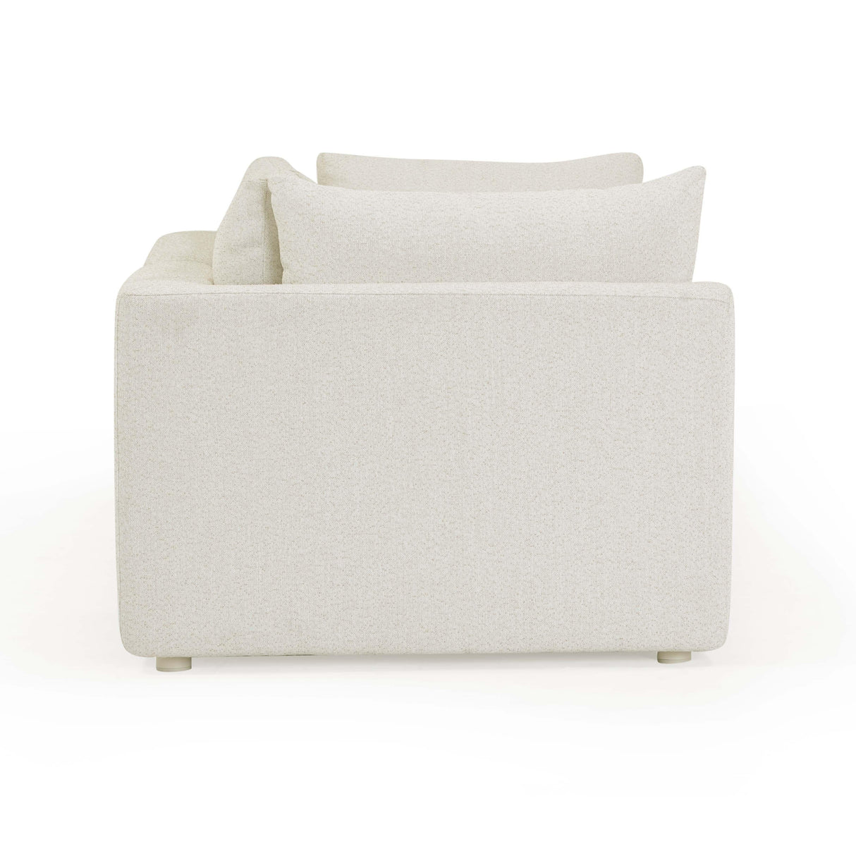 Hangover 81" Cream Outdoor Modular Loveseat