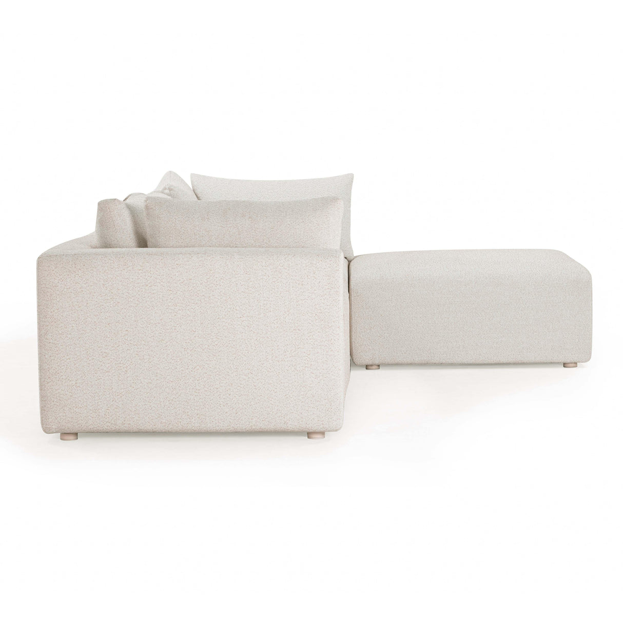 Hangover 4-Piece Cream Outdoor Modular Sectional