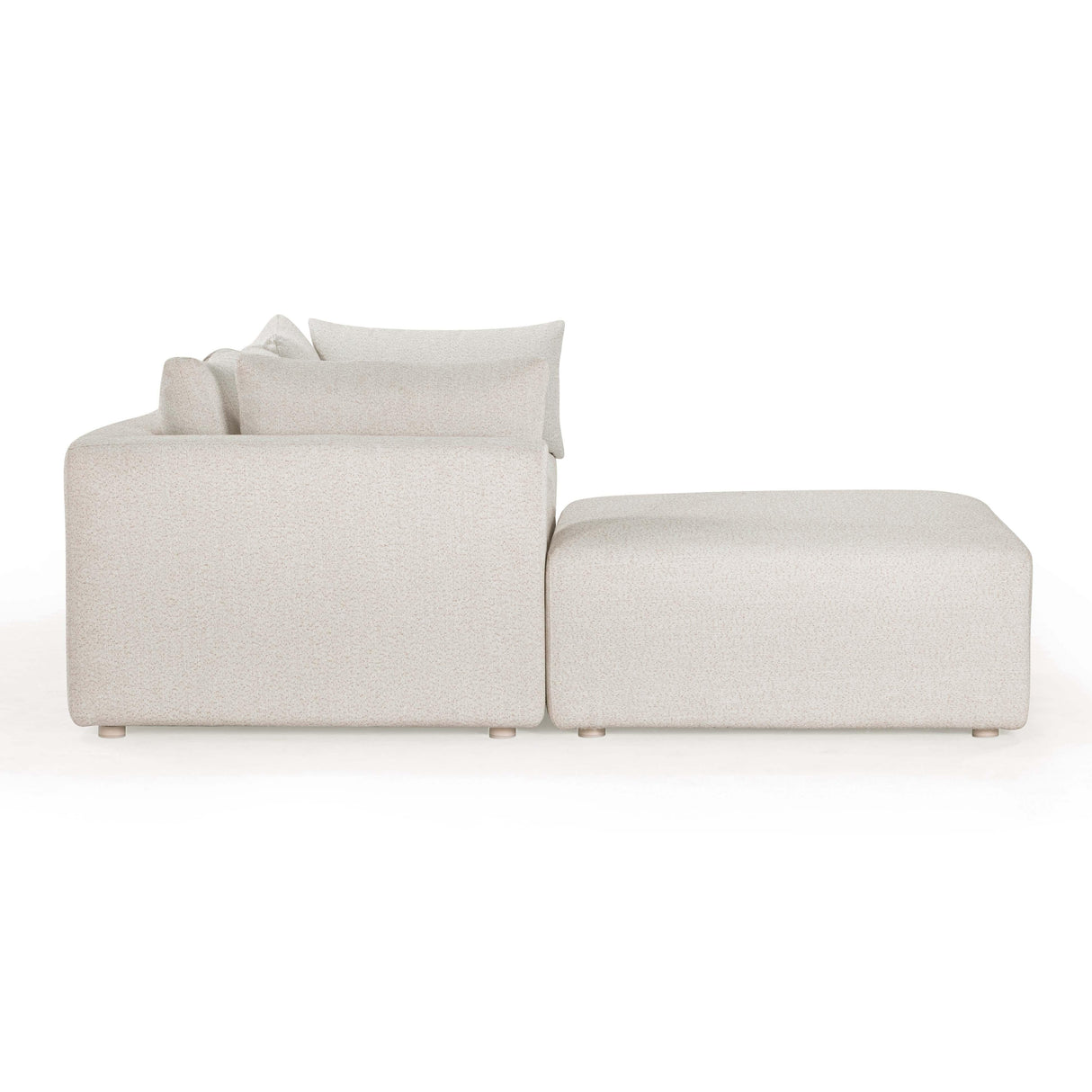 Hangover 4-Piece Cream Outdoor Modular Sectional