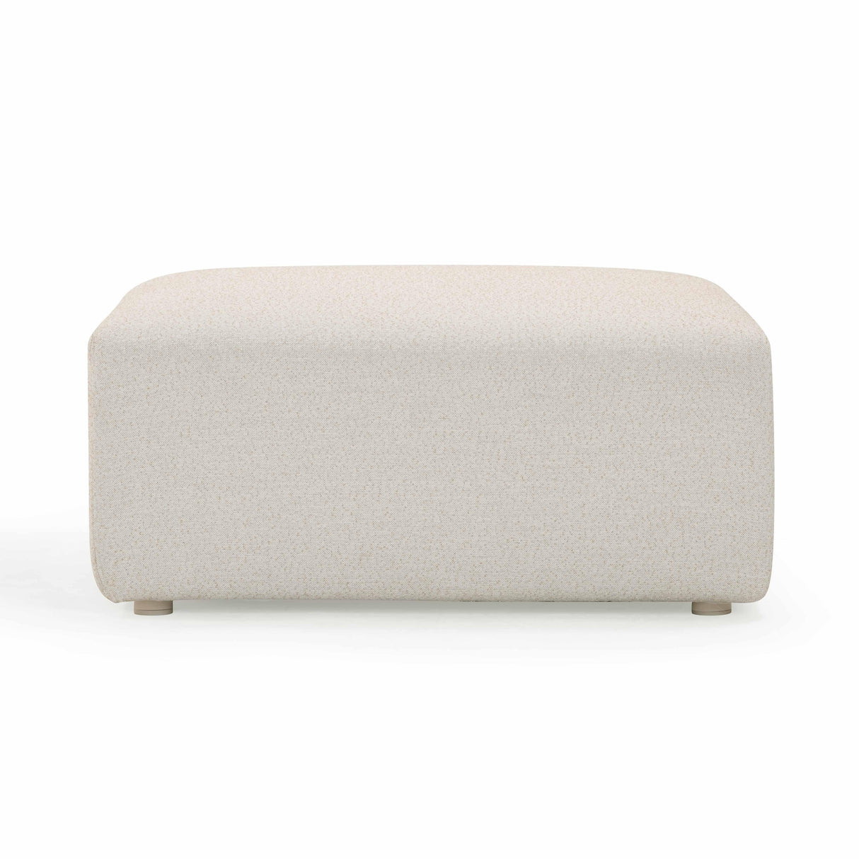 Hangover Cream Outdoor Ottoman