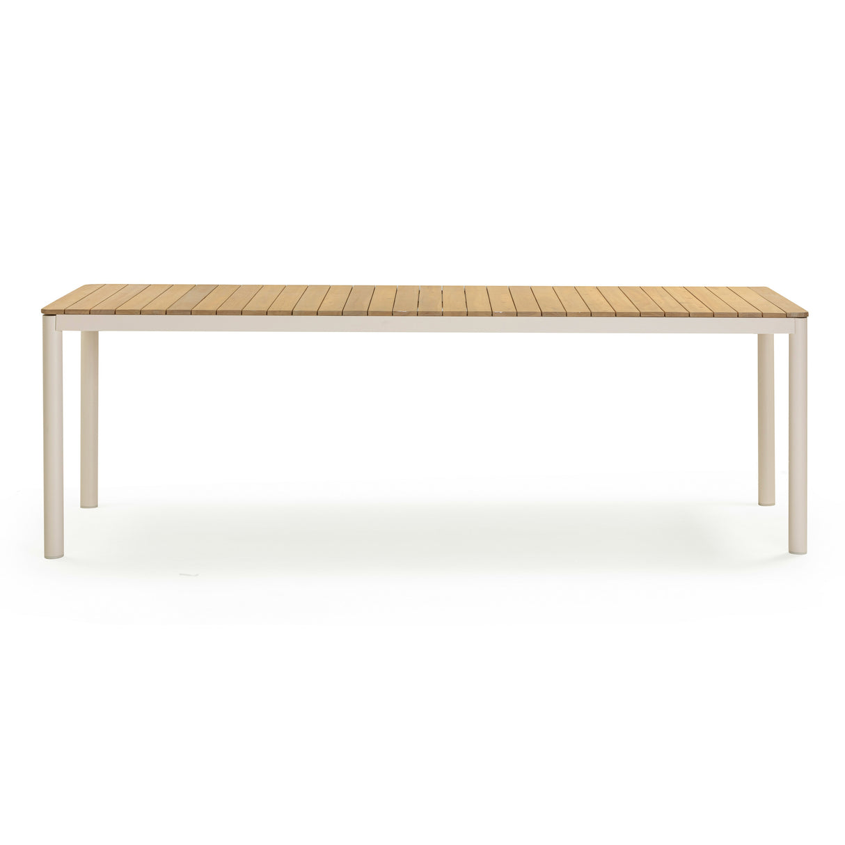 Sardinia 95" Light Teak Outdoor Rectangular Dining Table