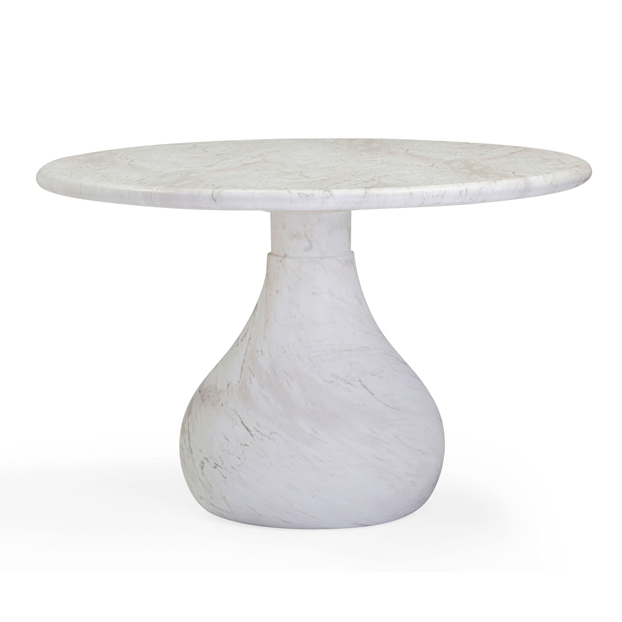 Smooch 47" Concrete Indoor / Outdoor Round Dining Table