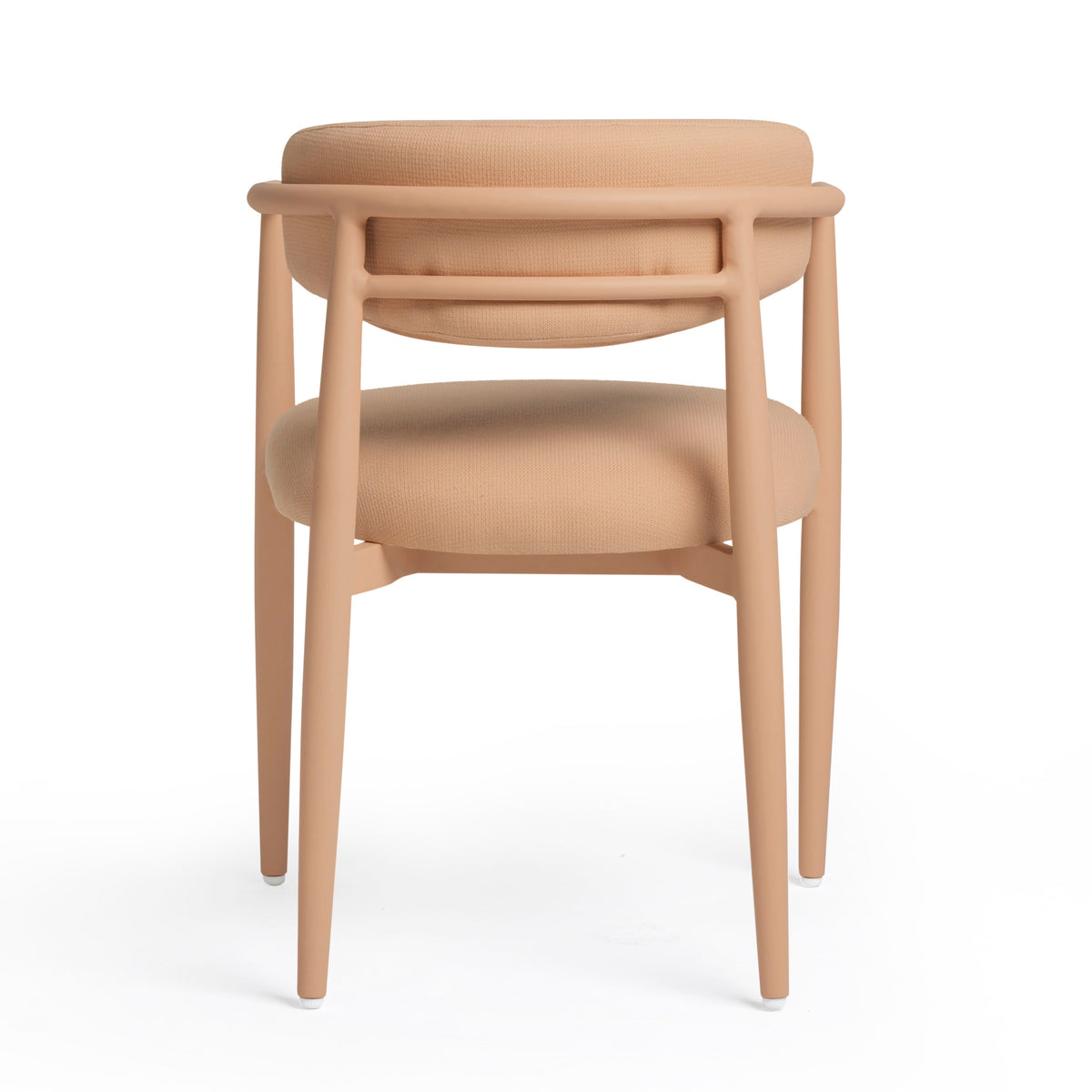 Annika Textured Contract-Grade Fabric Outdoor Dining Arm Chair - View 19