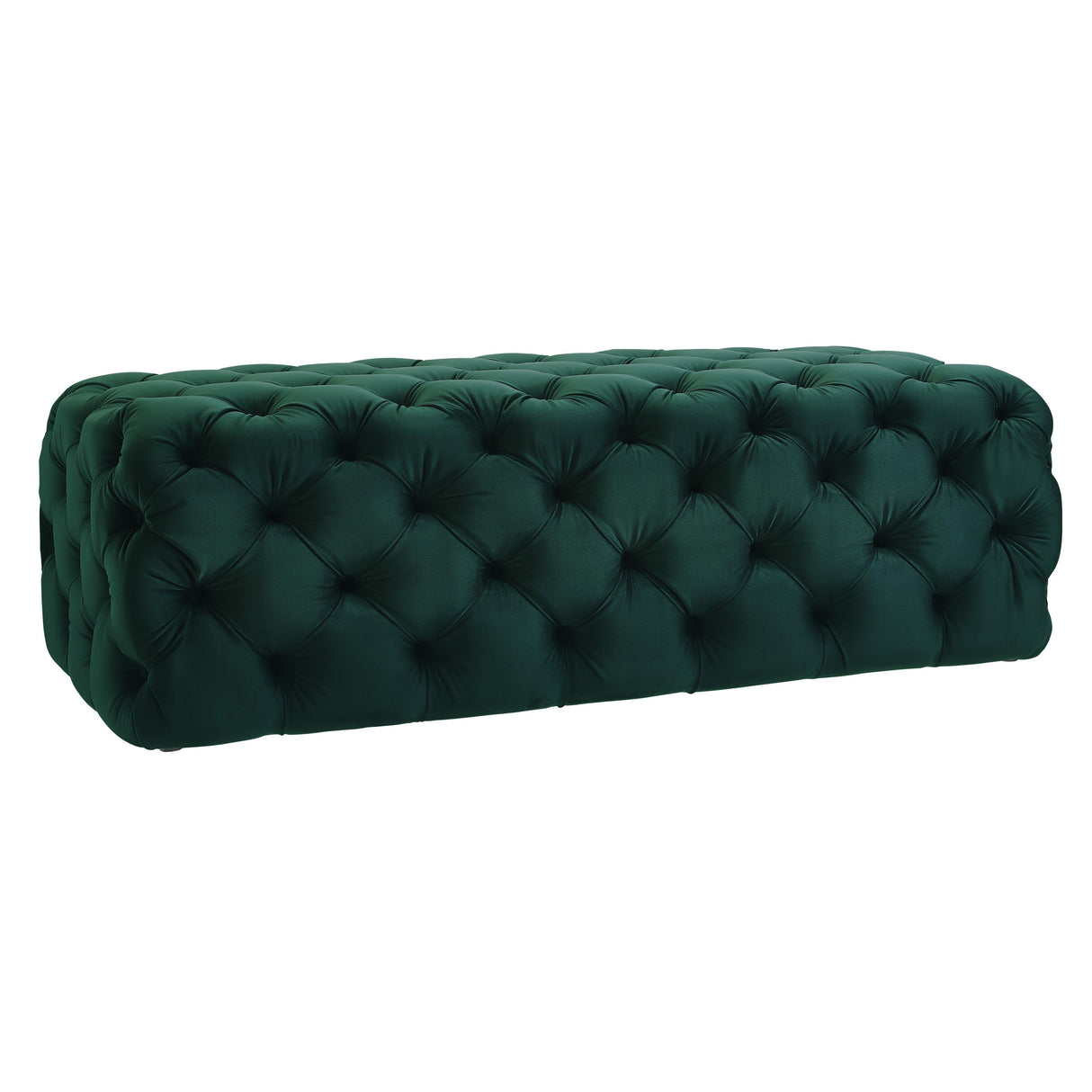 Kaylee 49" Velvet Ottoman