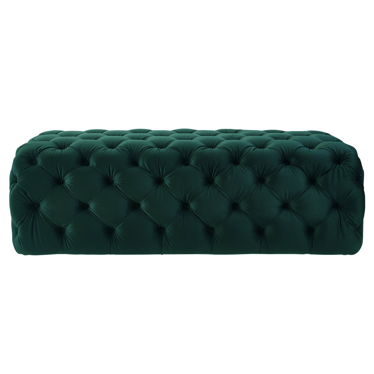 Kaylee 49" Velvet Ottoman
