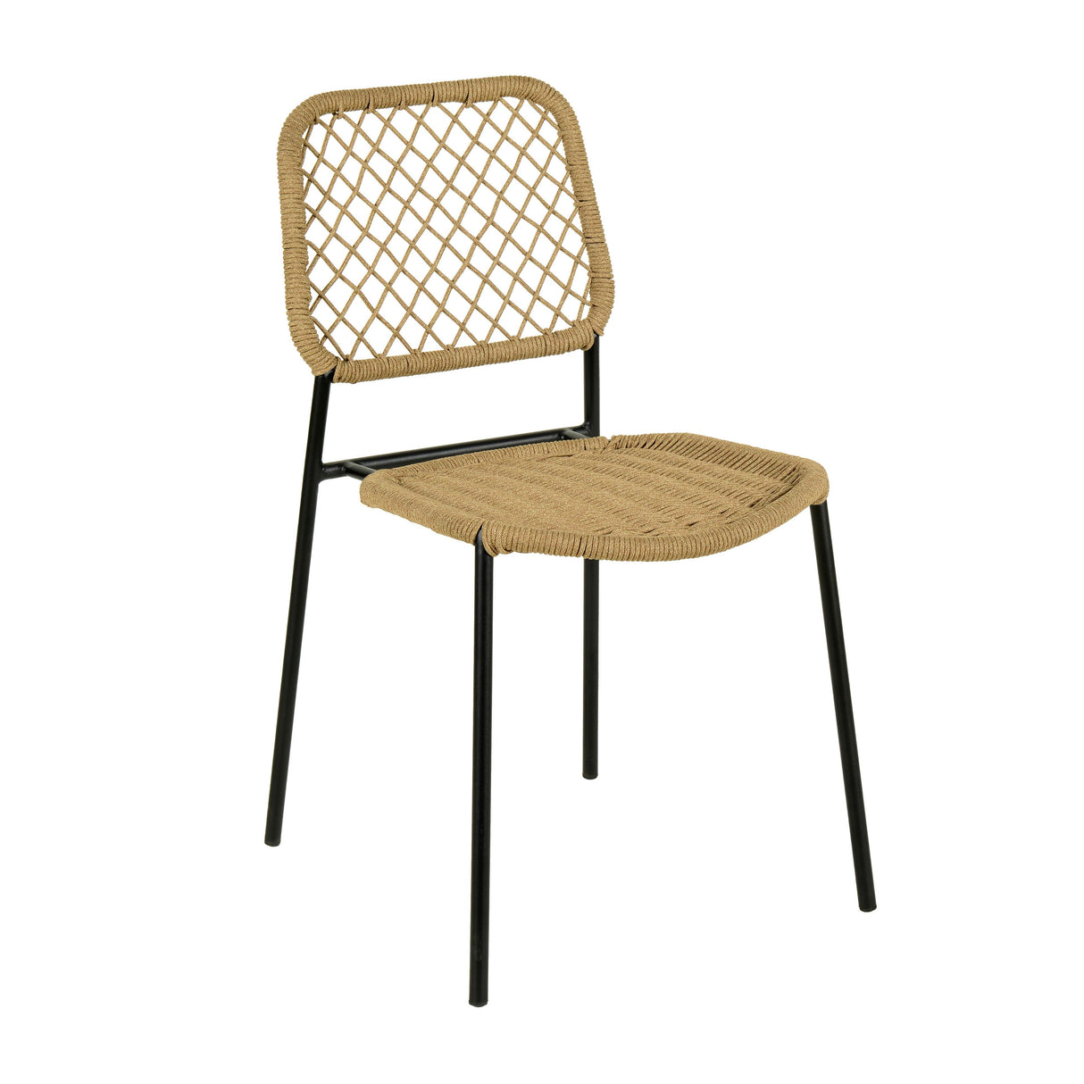 Lucy Dyed Cord Stackable Outdoor Dining Chair