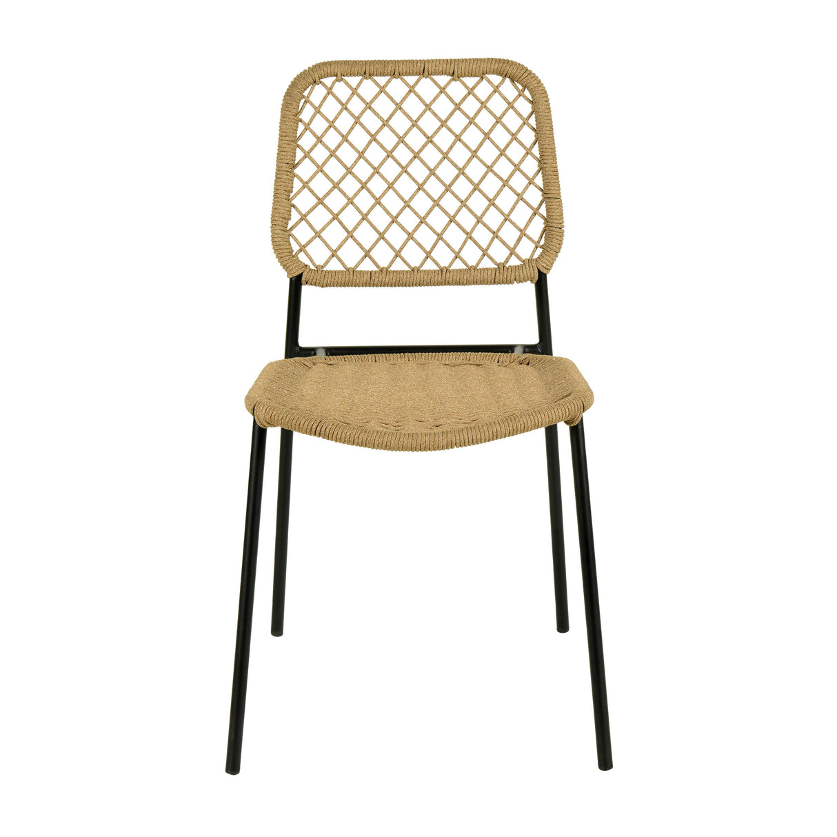Lucy Dyed Cord Stackable Outdoor Dining Chair