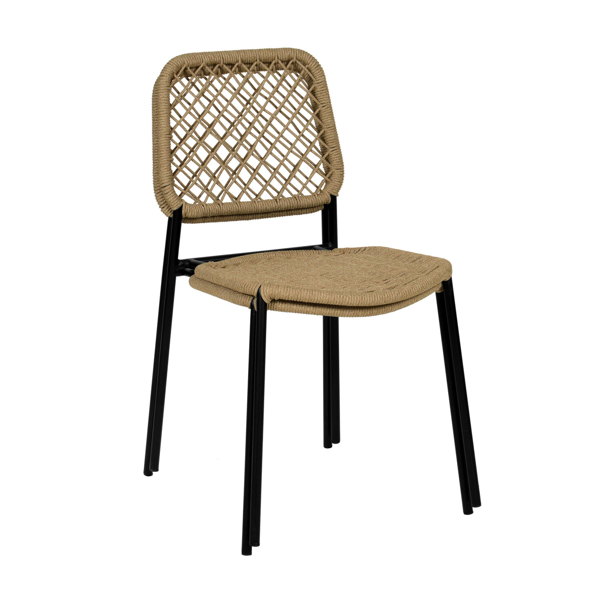 Lucy Dyed Cord Stackable Outdoor Dining Chair