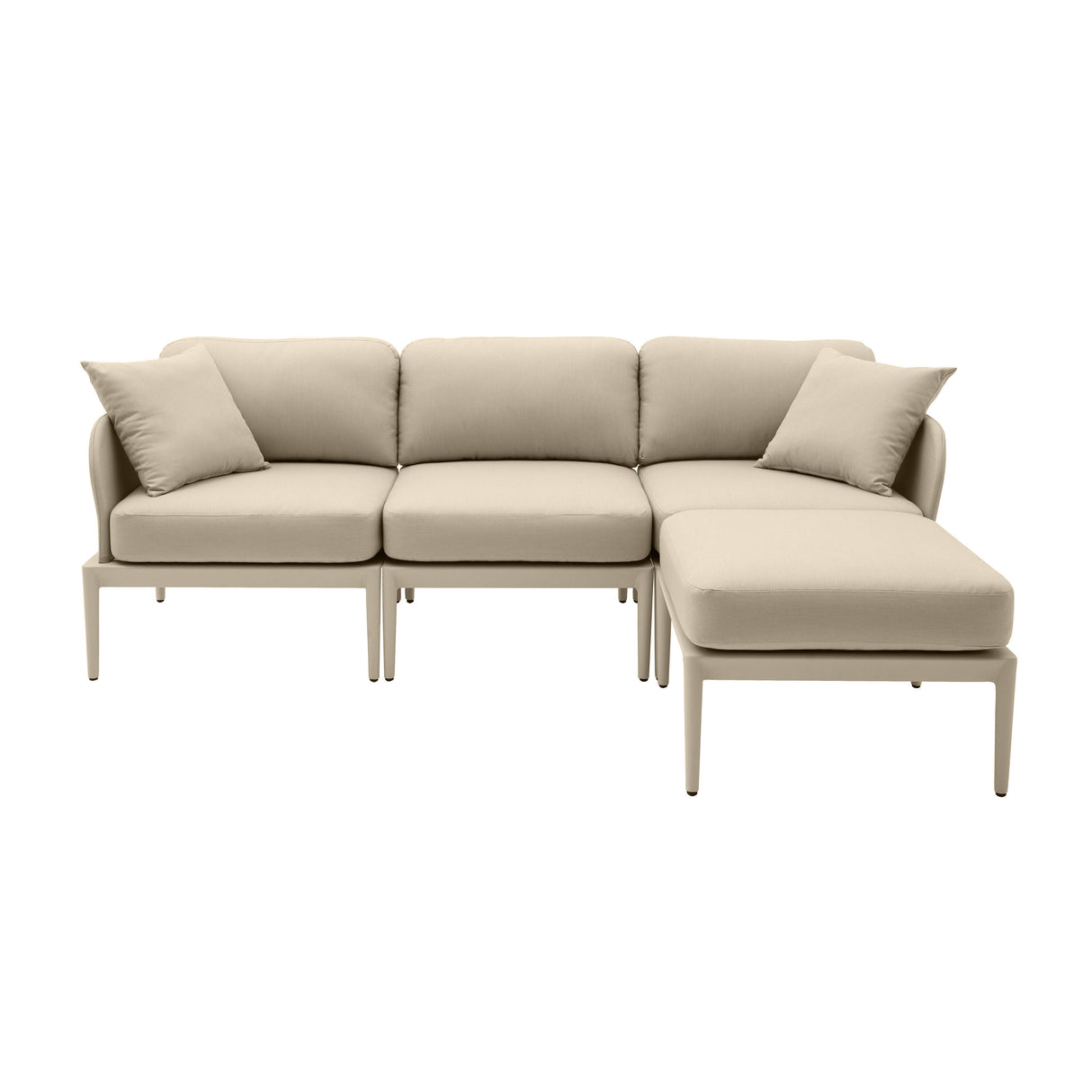 Kapri 4-Piece Modular Outdoor Sectional