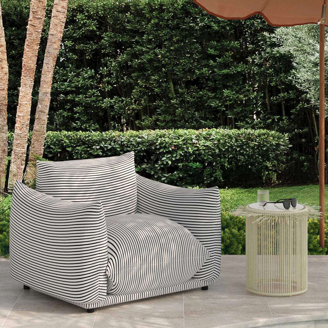 Rafa Outdoor Side Table - View 2