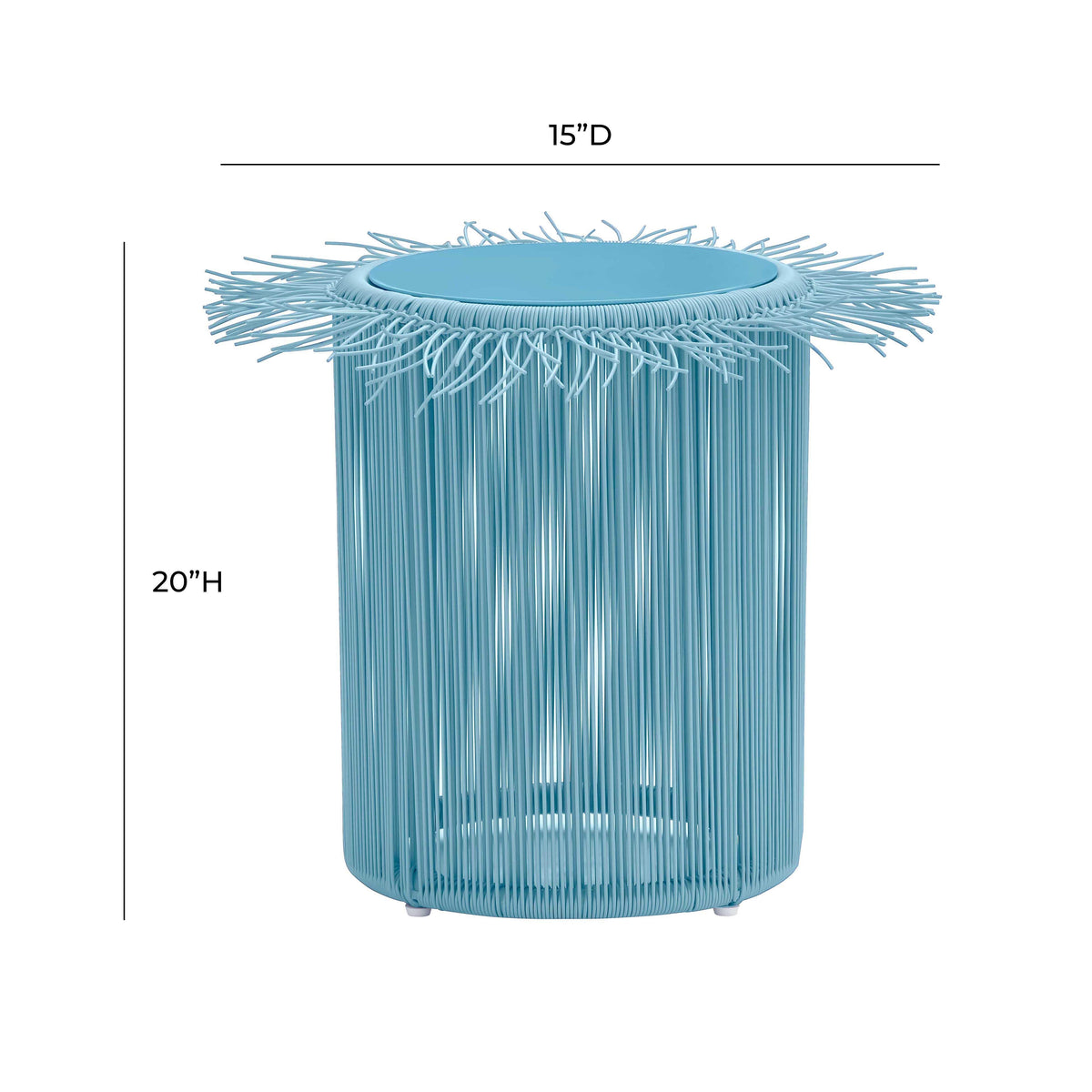 Rafa Outdoor Side Table - View 11