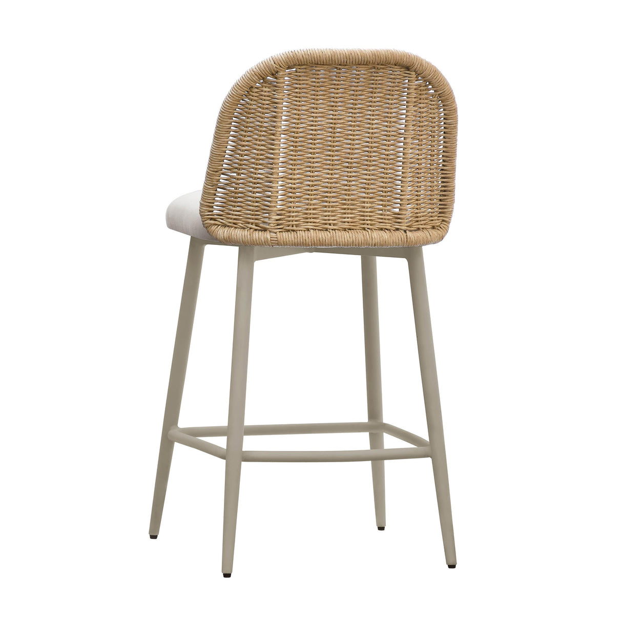 Alexa Performance Fabric Outdoor Stool