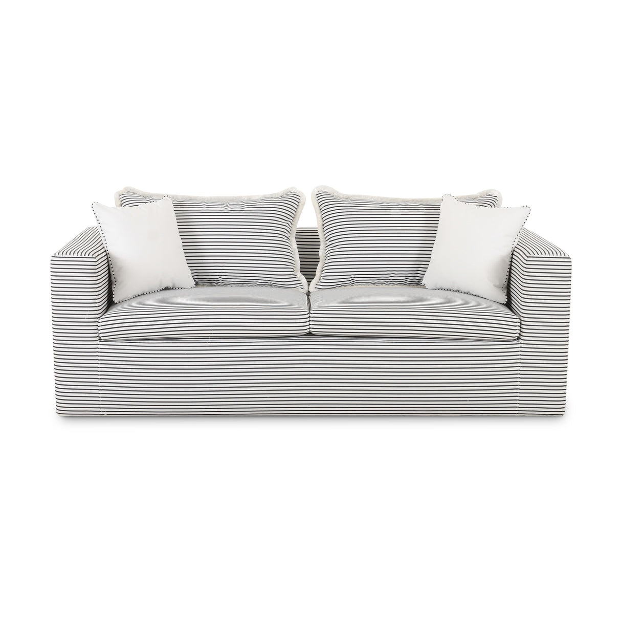 Salty 84.5" Striped Outdoor Sofa