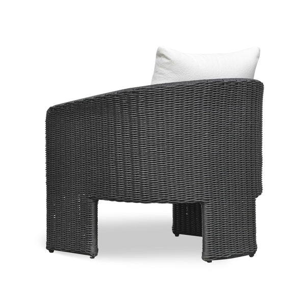 Alexa Cream Performance Fabric Outdoor Armchair