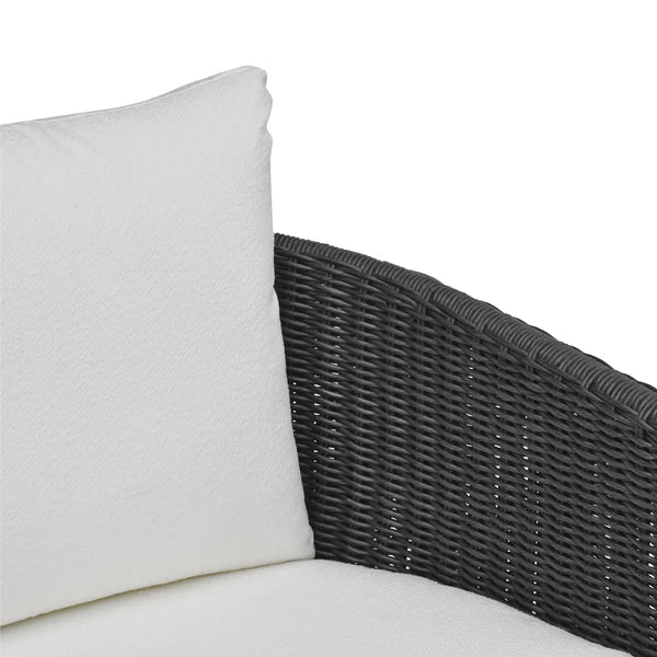 Alexa Cream Performance Fabric Outdoor Armchair