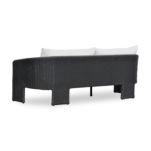 Alexa 80" Rattan Performance Fabric Outdoor Sofa