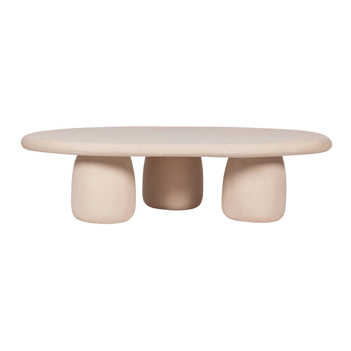 Rahul 59" Cream Coffee Table