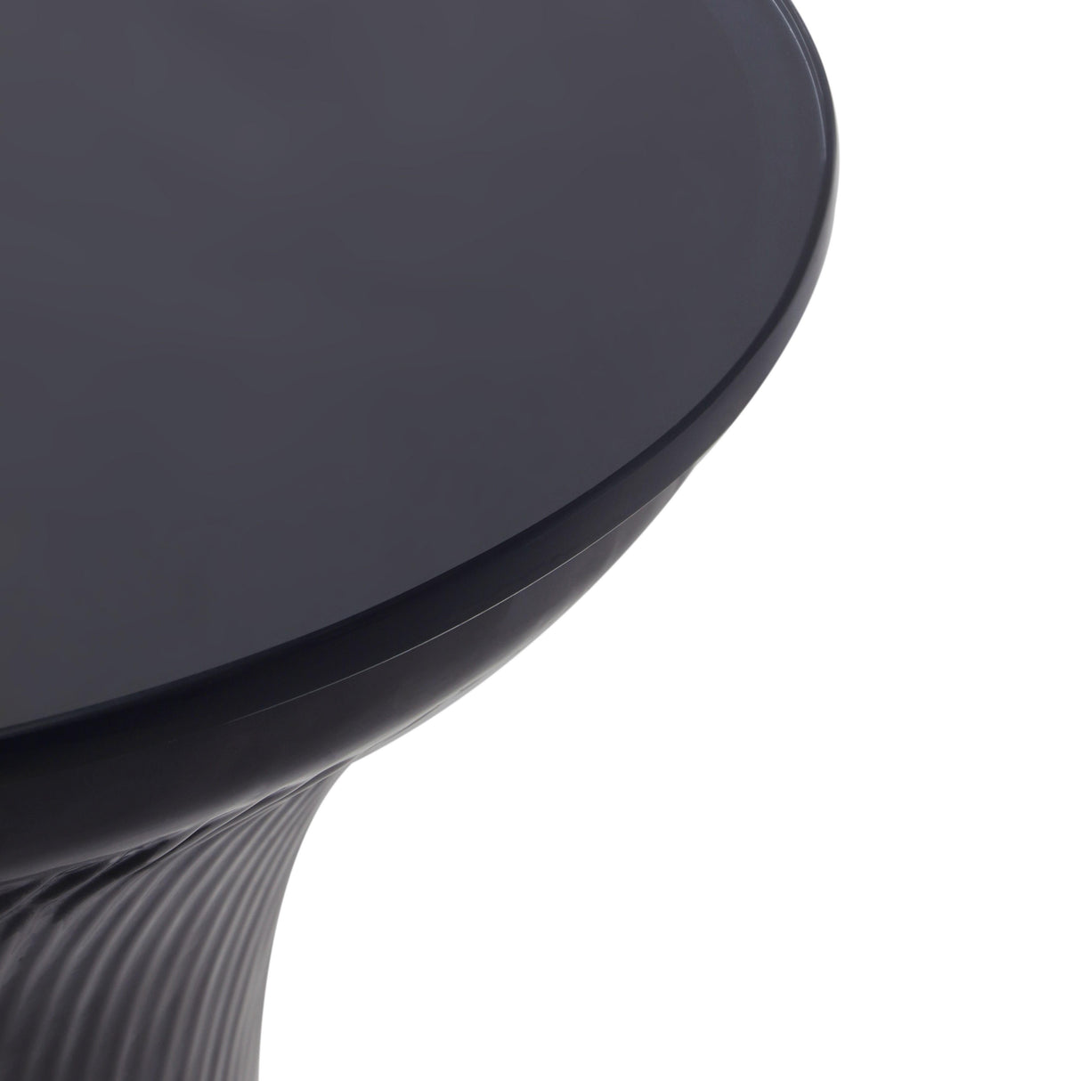 Cassandra Glass Flared Side Table