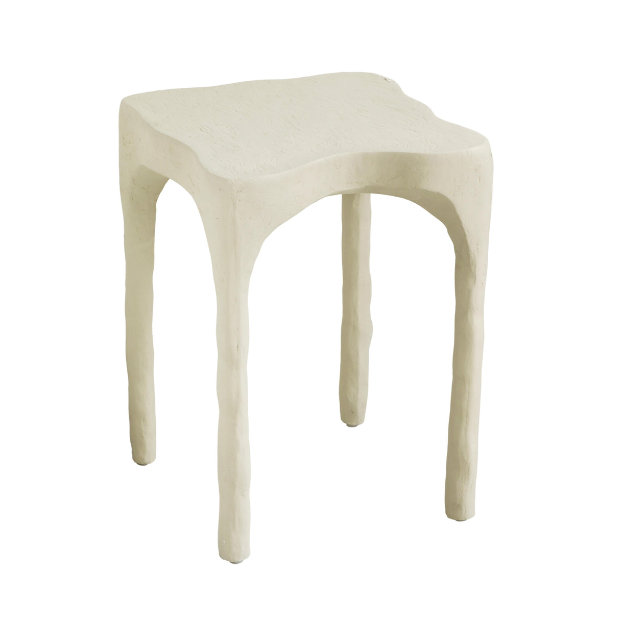 Skully Cream Textured Side Table