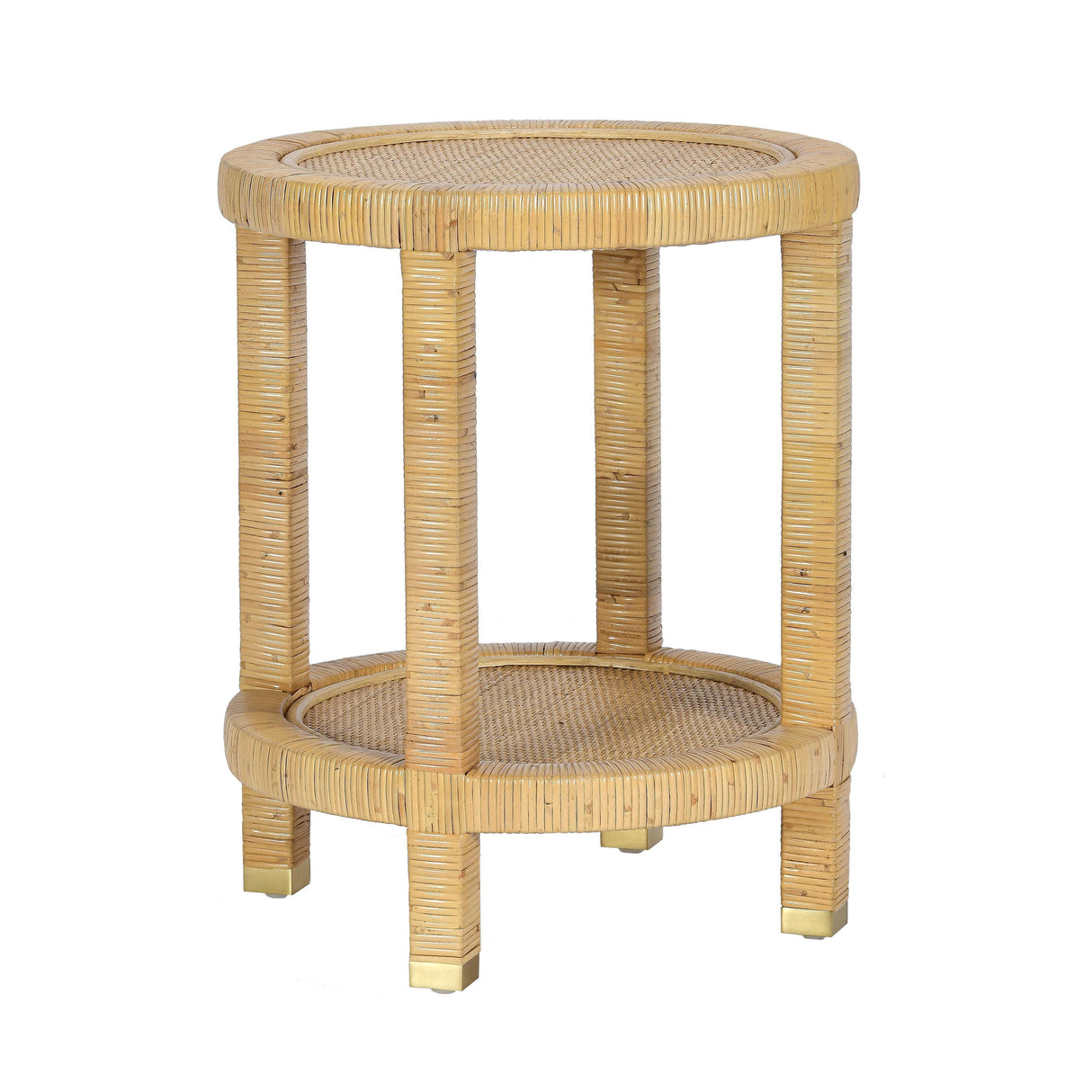 Amara Natural Rattan Side Table