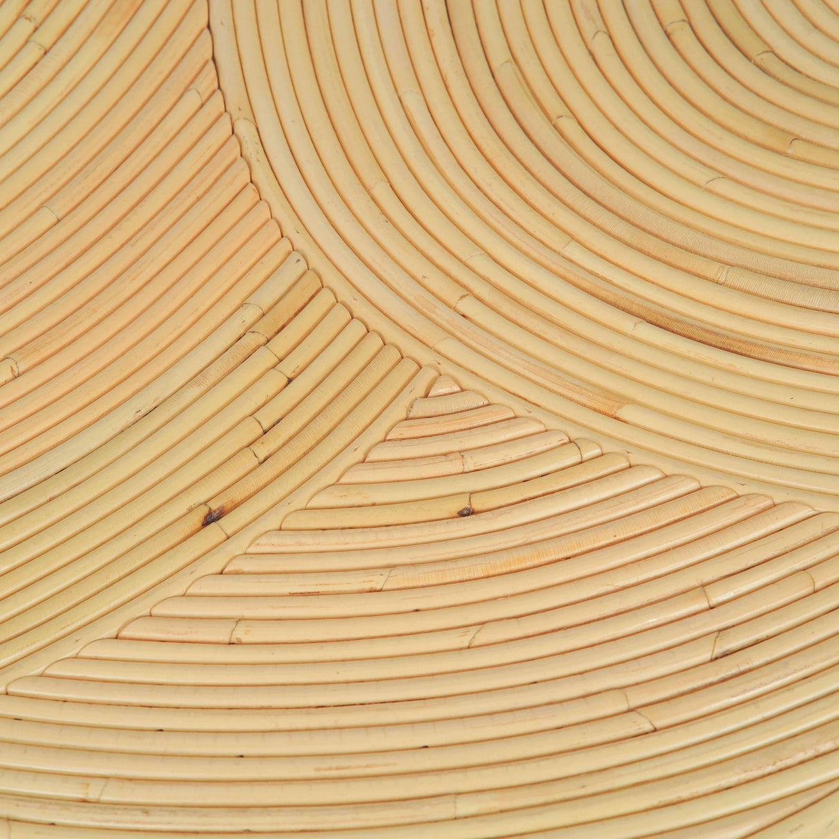 Matea Natural Rattan Arch Side Table