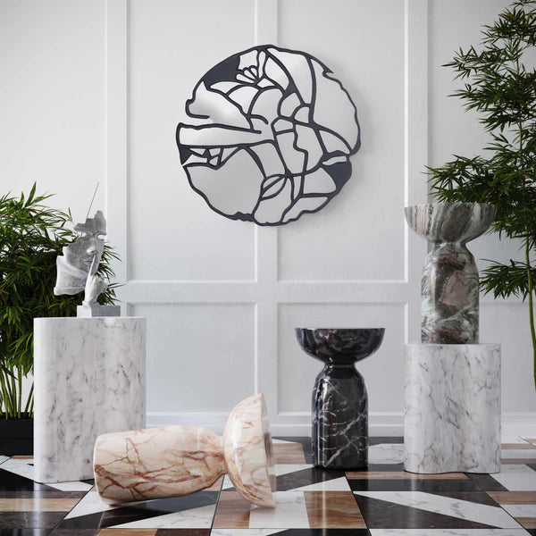 Slab Concrete Indoor / Outdoor Side Table (17"-21")